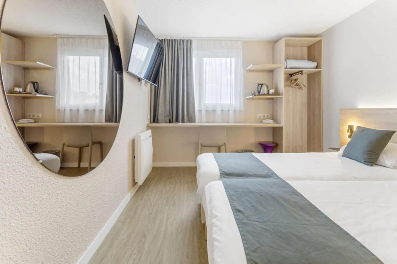 Bed in Kyriad Deauville - St Arnoult