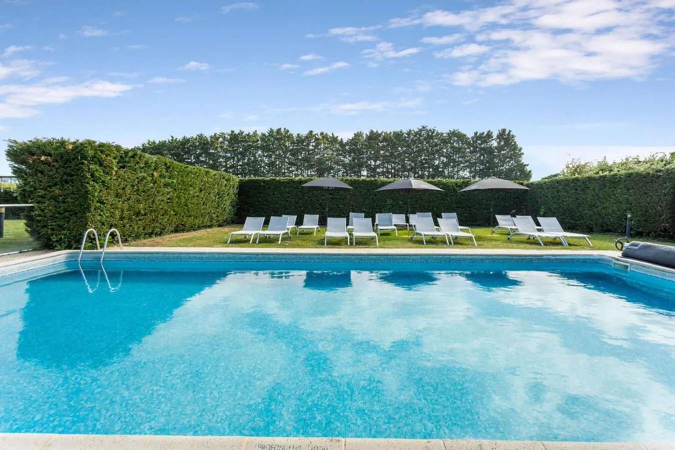 Swimming pool in Kyriad Deauville - St Arnoult