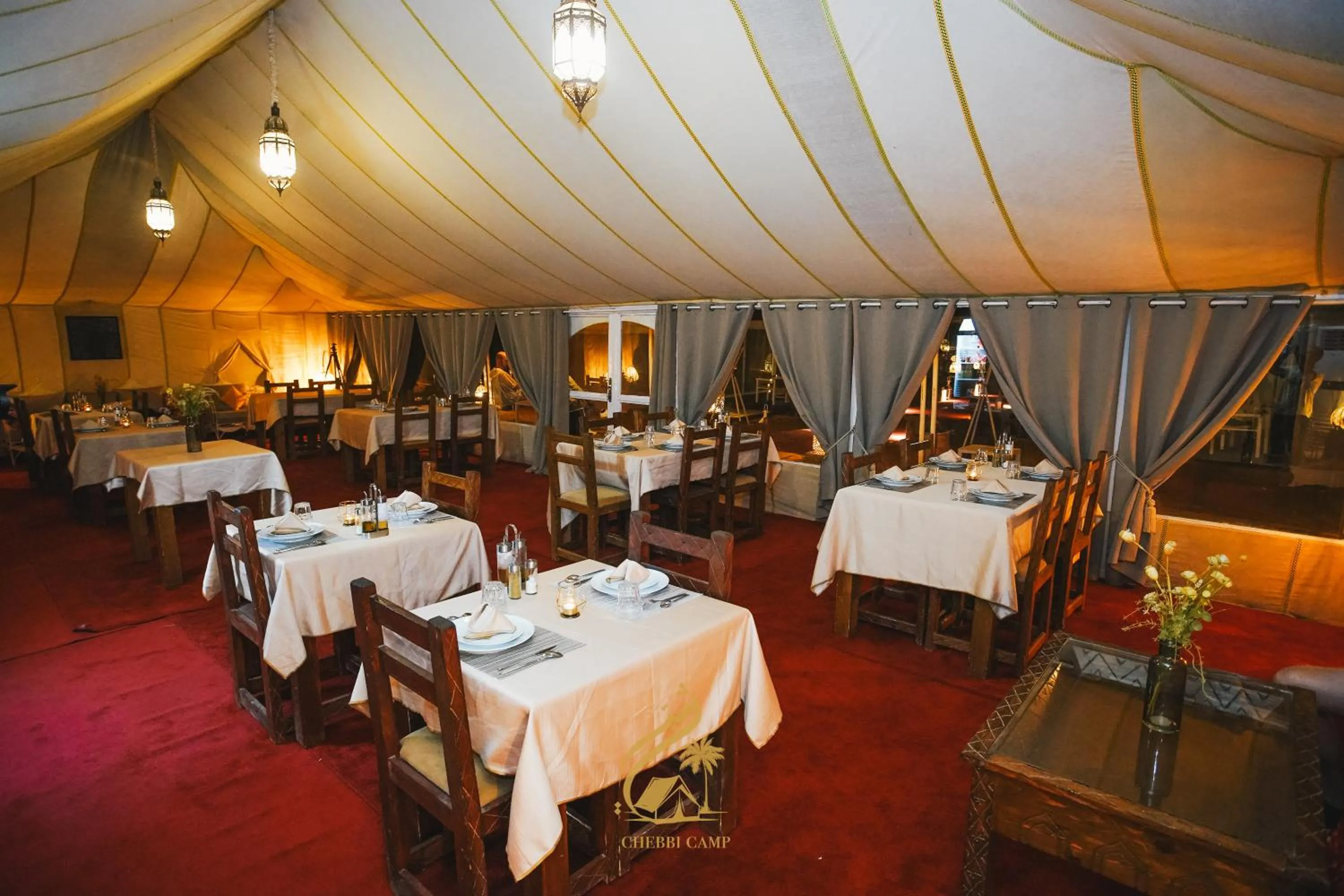 Restaurant/places to eat in Luxury Camp Chebbi