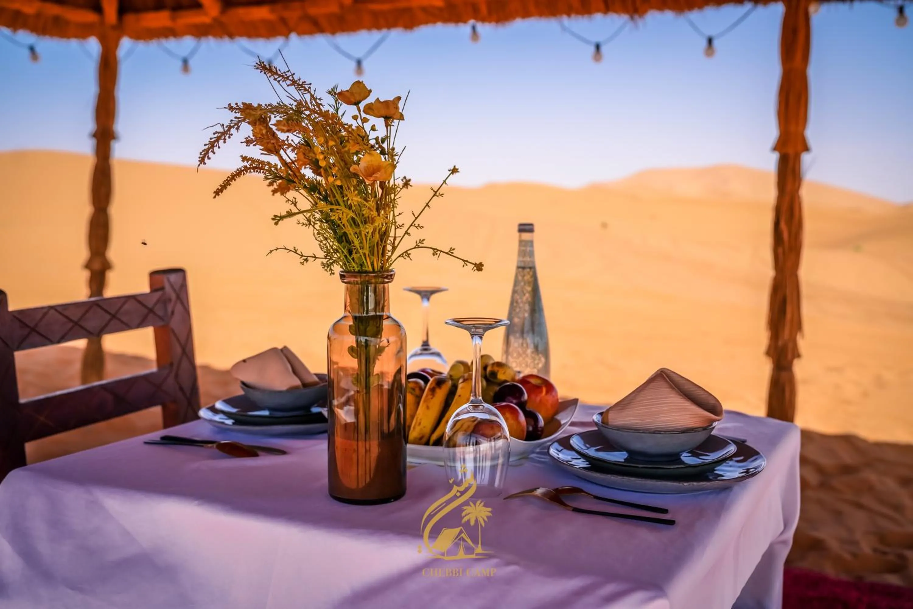 Restaurant/places to eat in Luxury Camp Chebbi