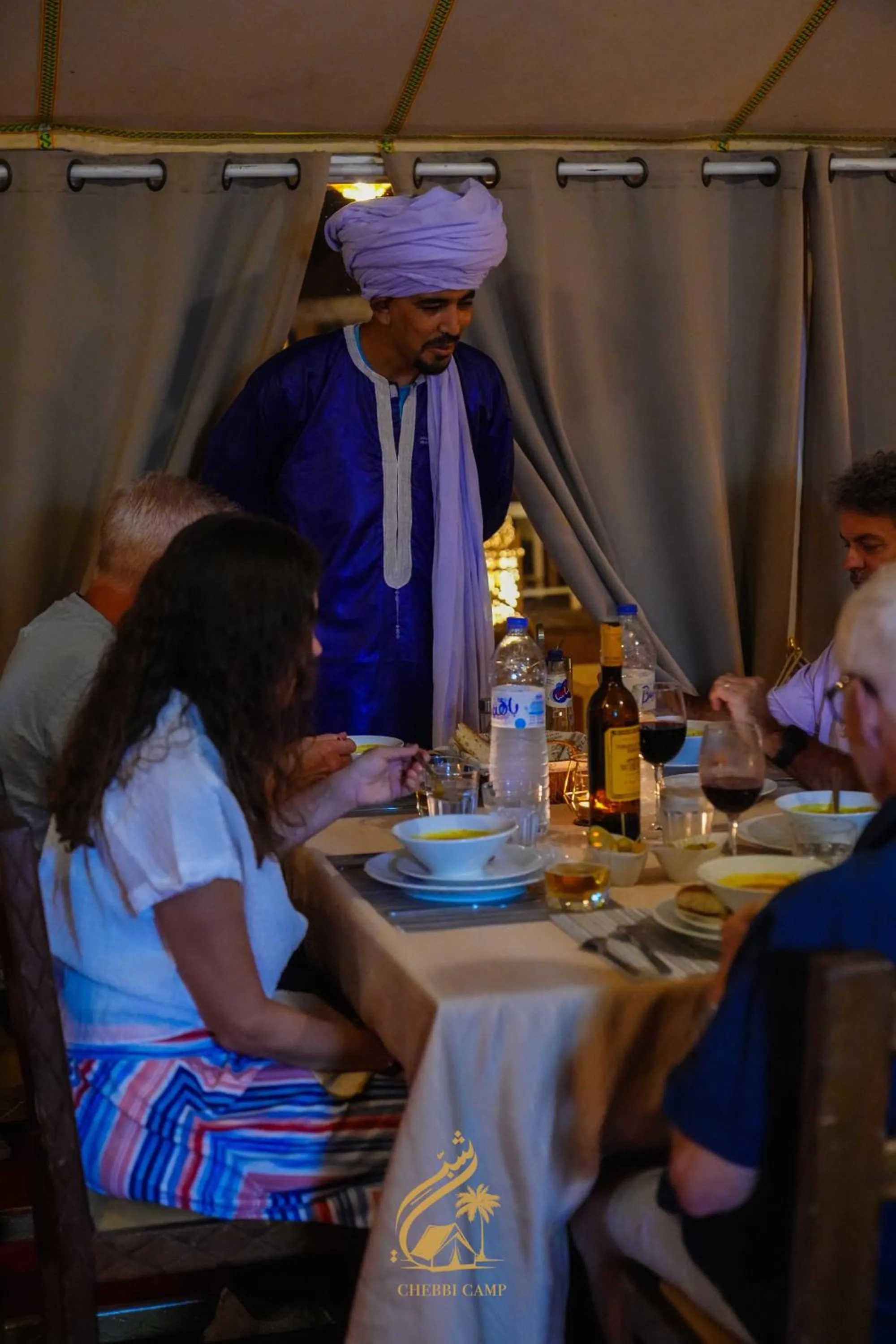 Restaurant/places to eat in Luxury Camp Chebbi