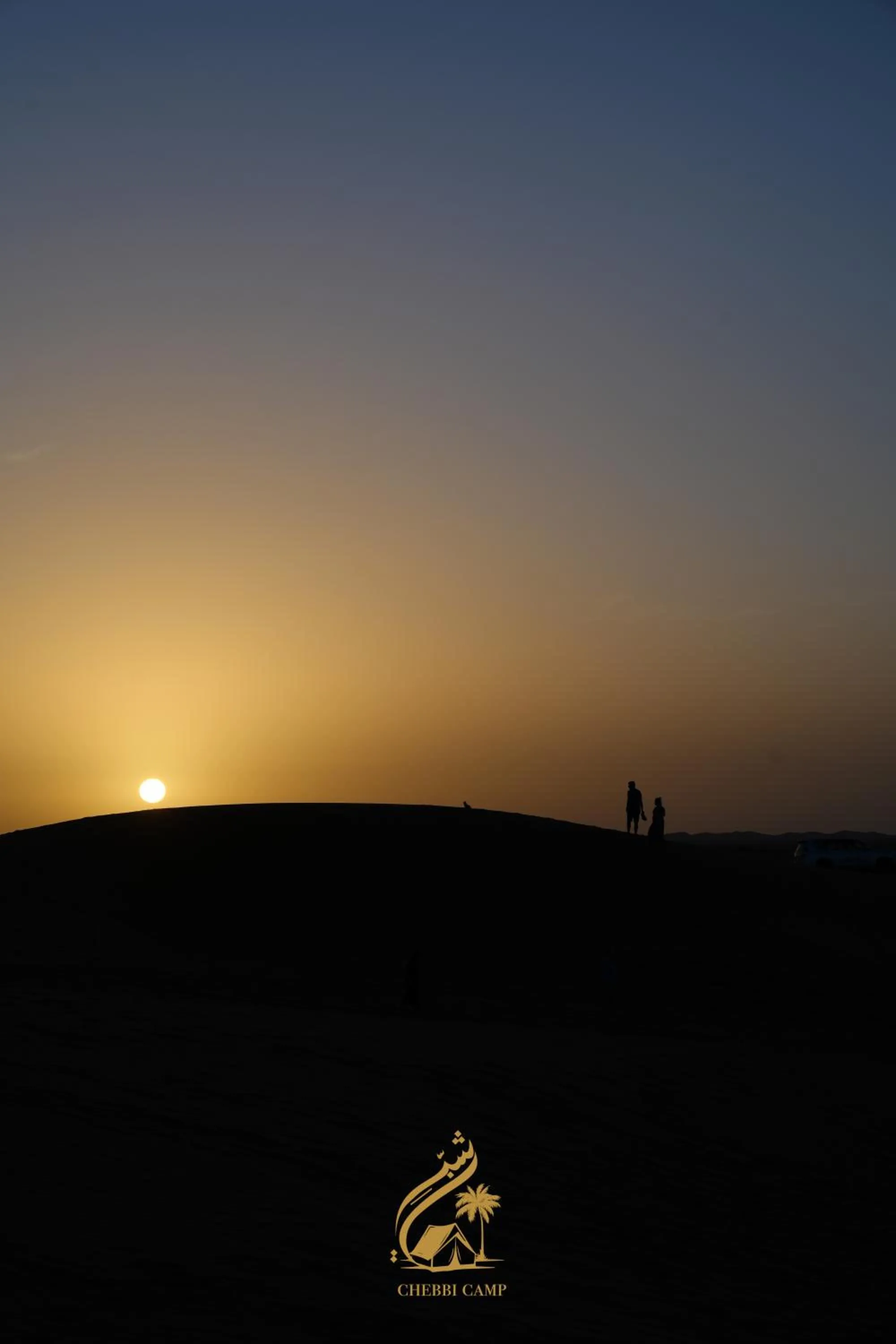 Sunrise in Luxury Camp Chebbi