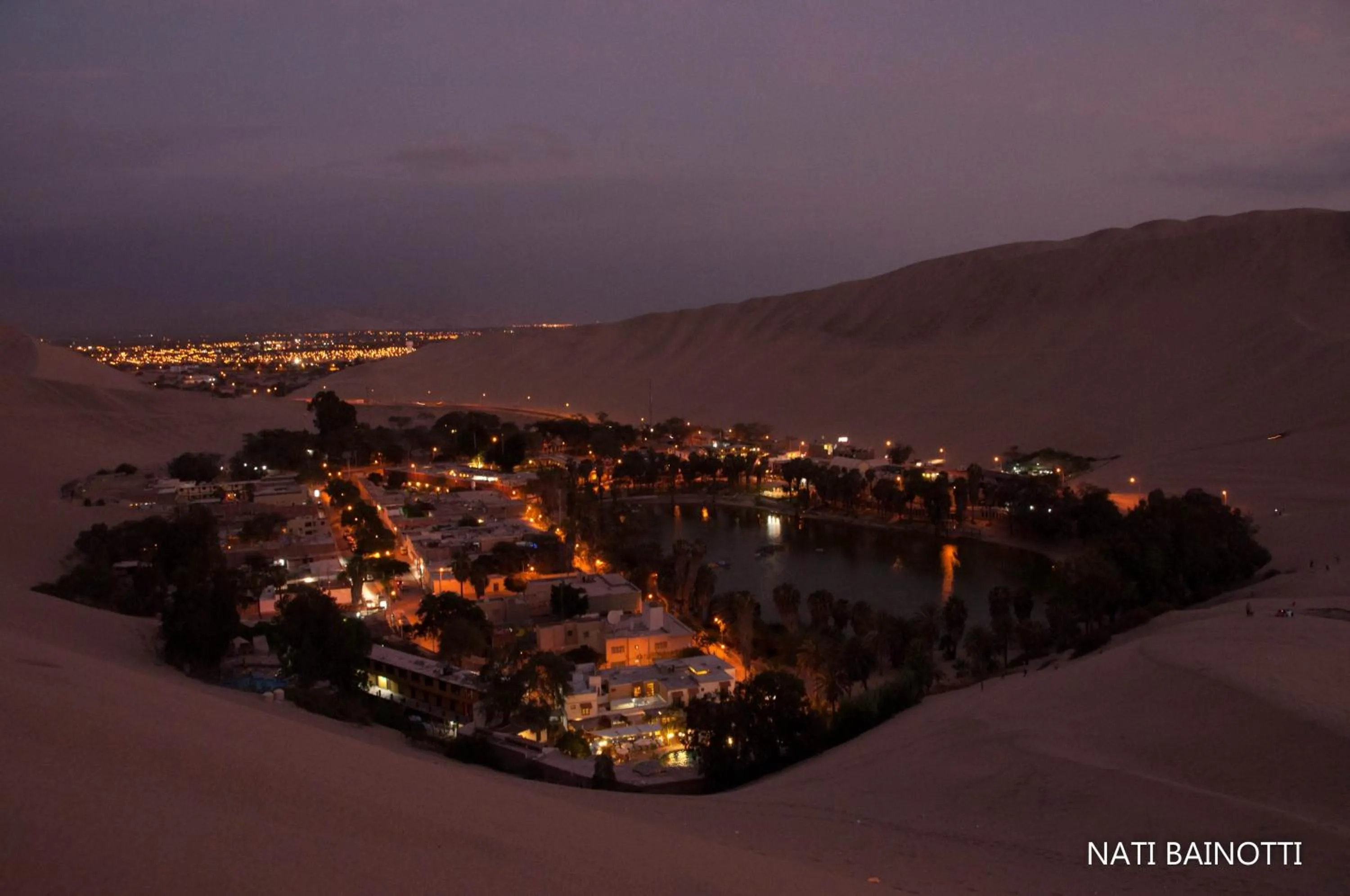 Natural landscape in PiscoMar Peru