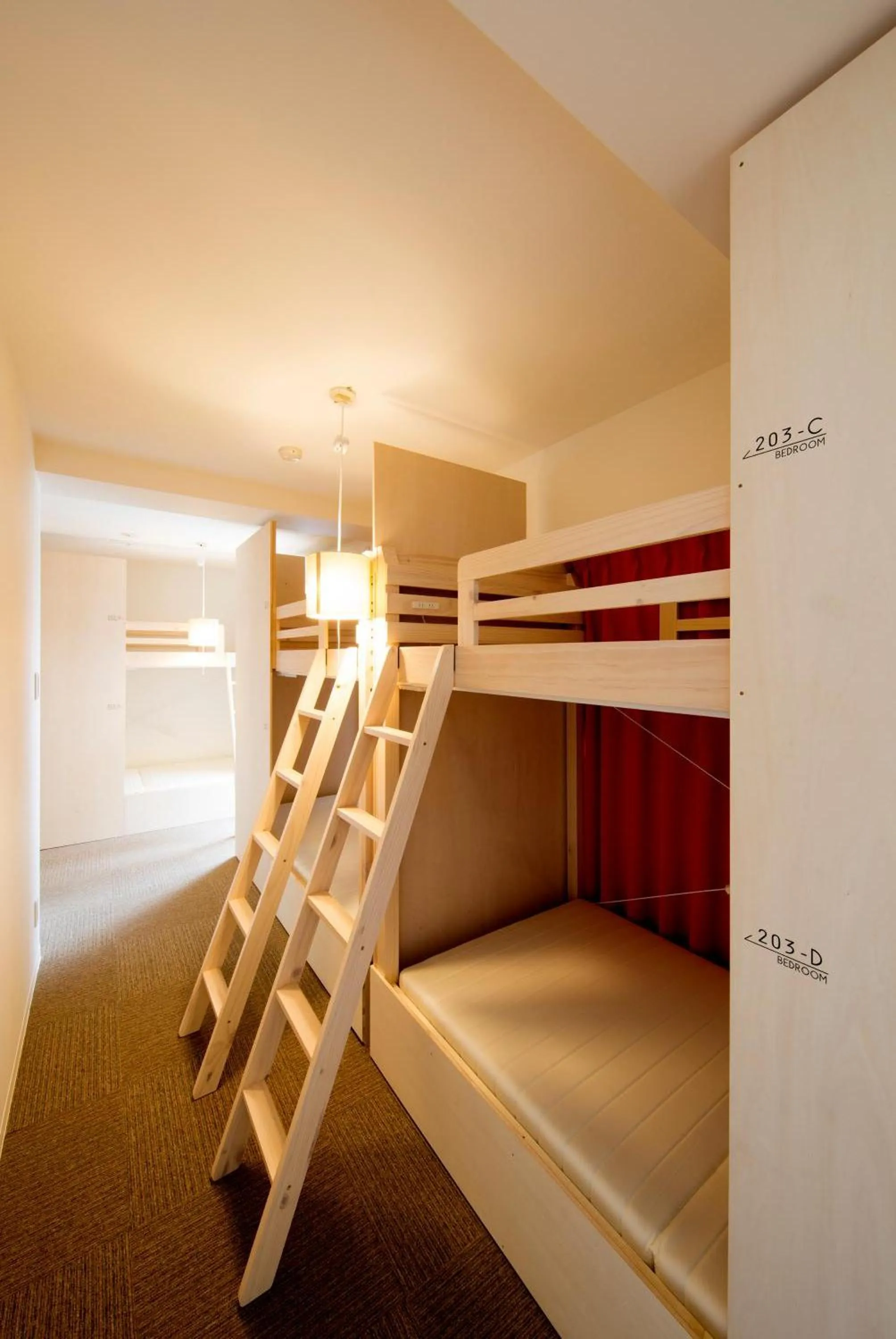 Bed in Guesthouse TOHO