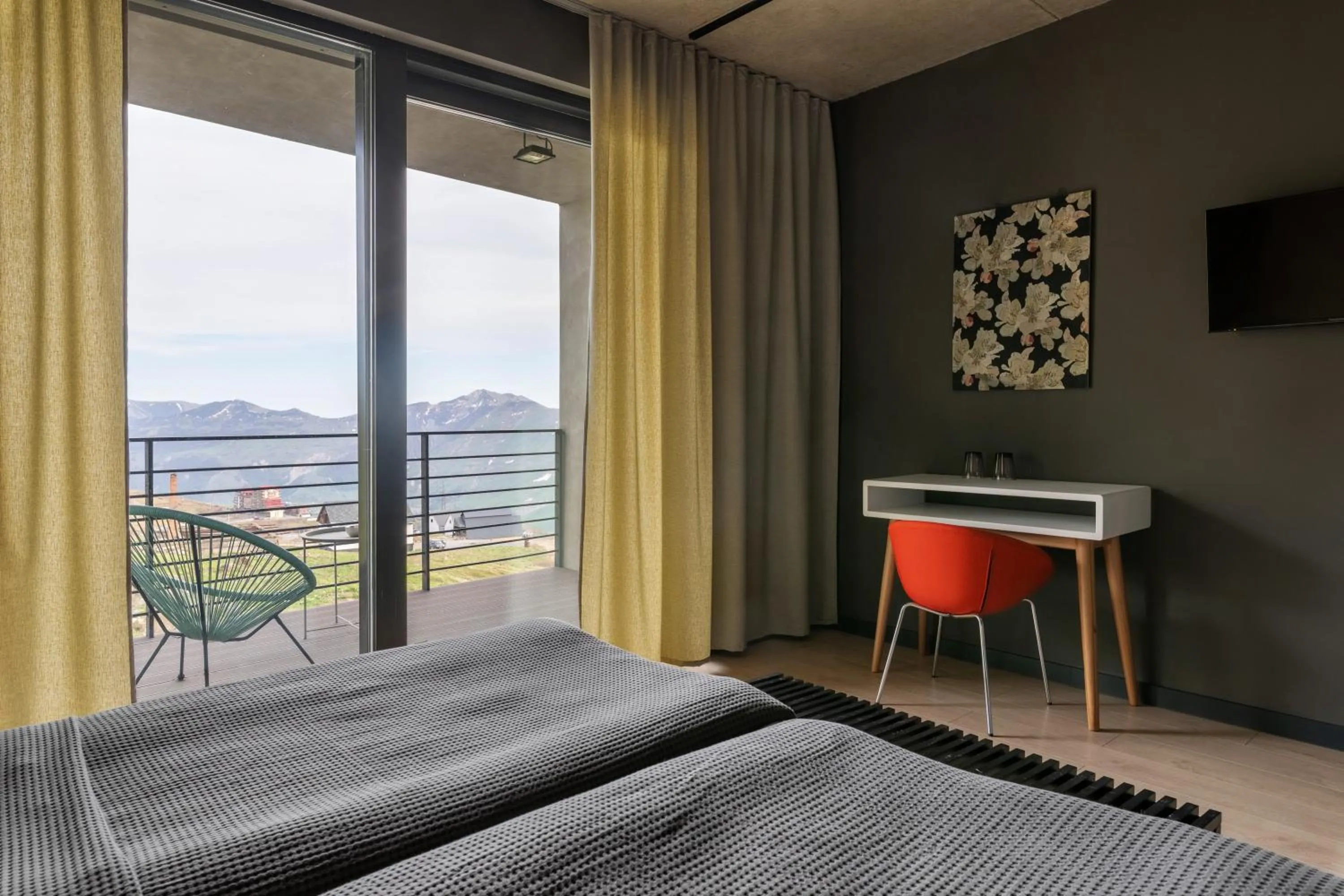 Bed in Quadrum Hotel