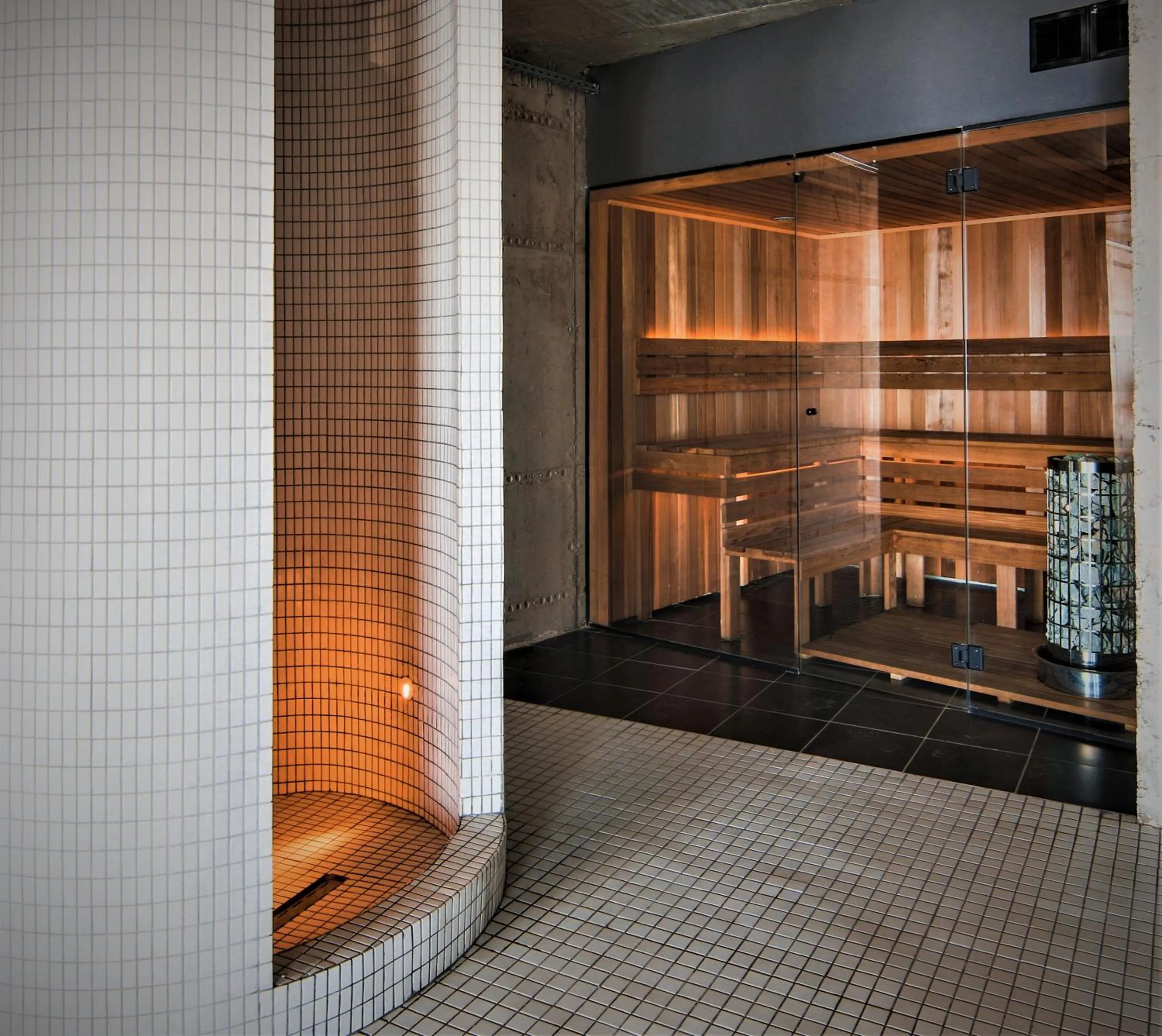 Sauna in Quadrum Hotel