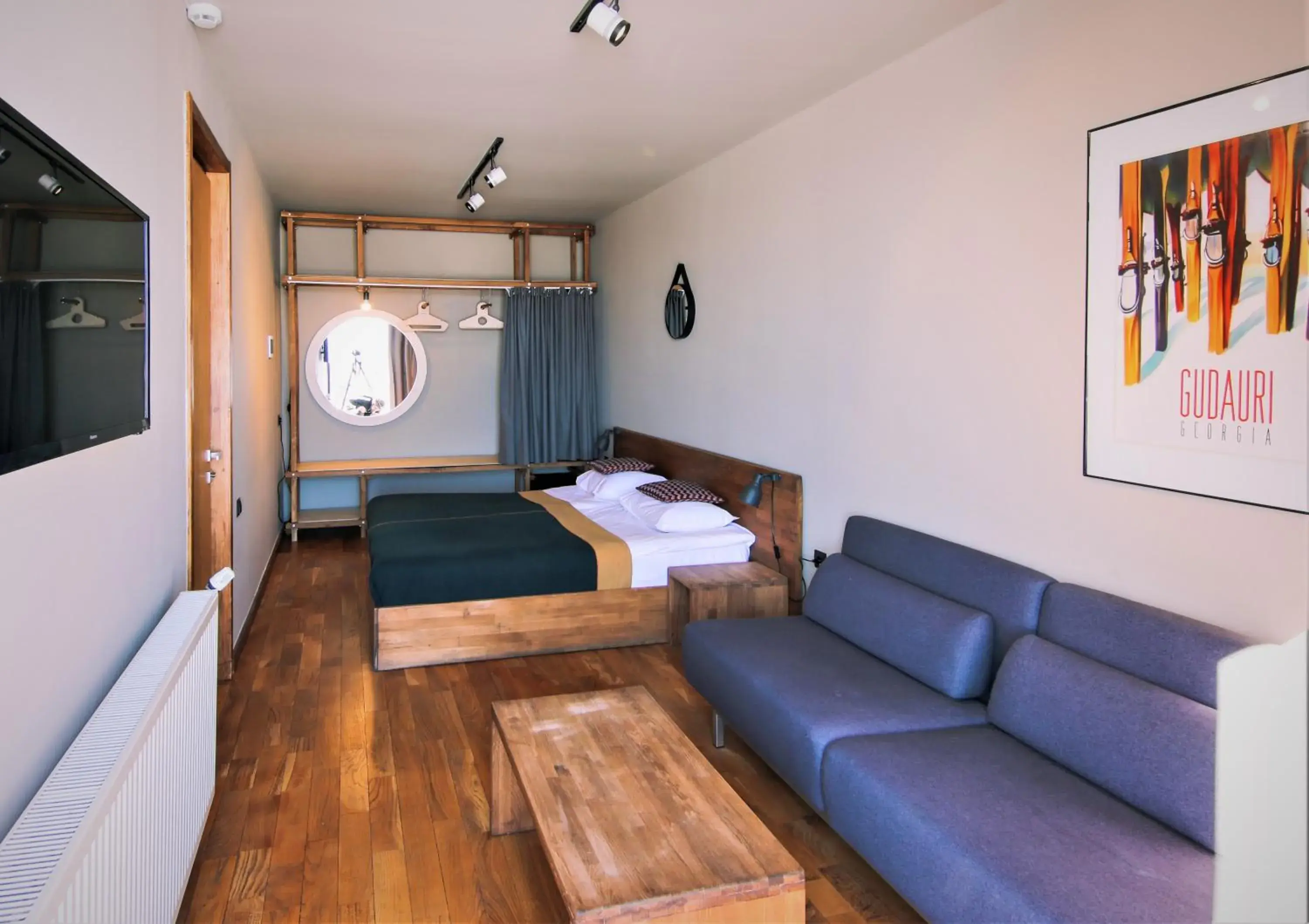 Living room, Bed in Quadrum Hotel Living room, Bed in Quadrum Hotel