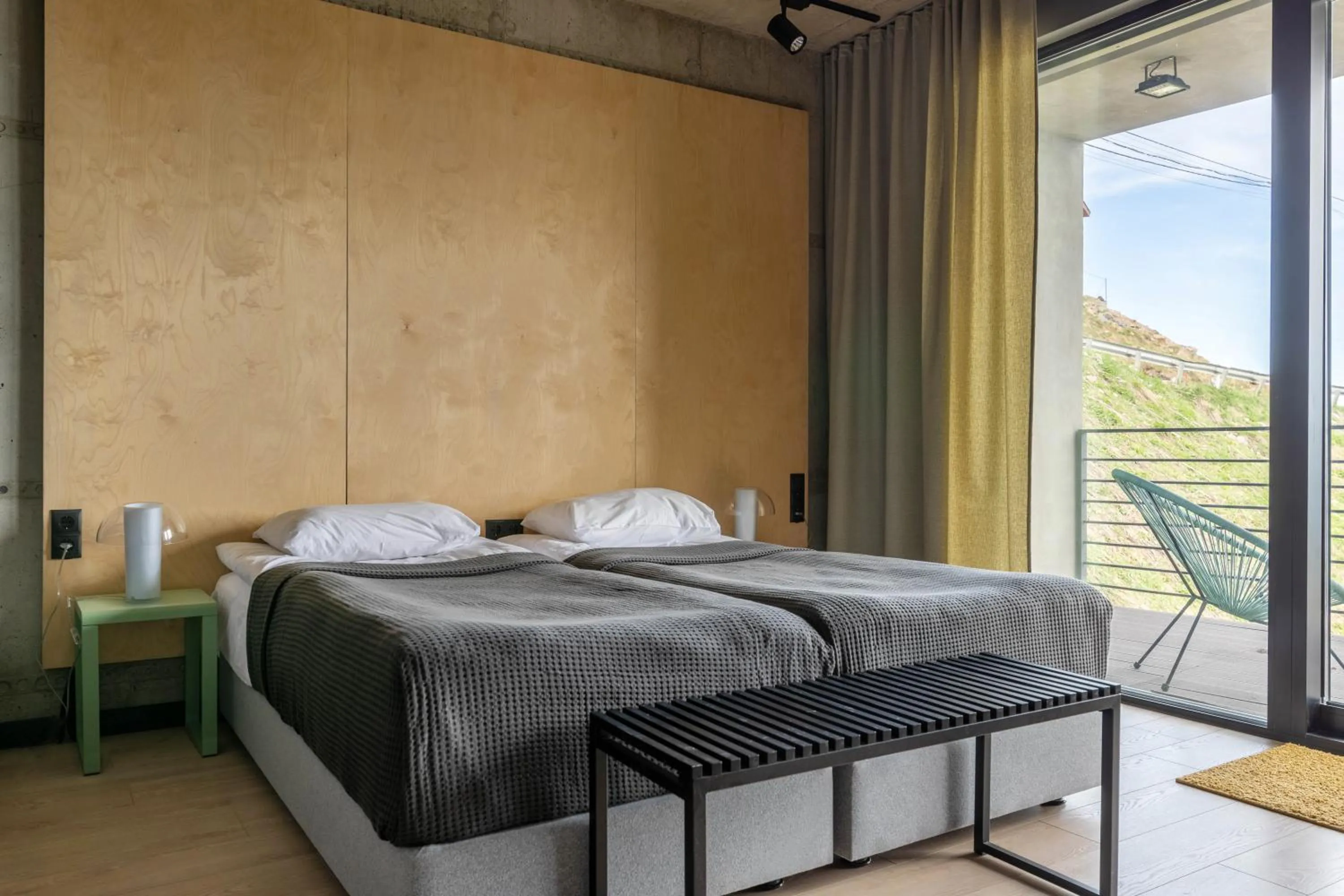 Bed in Quadrum Hotel