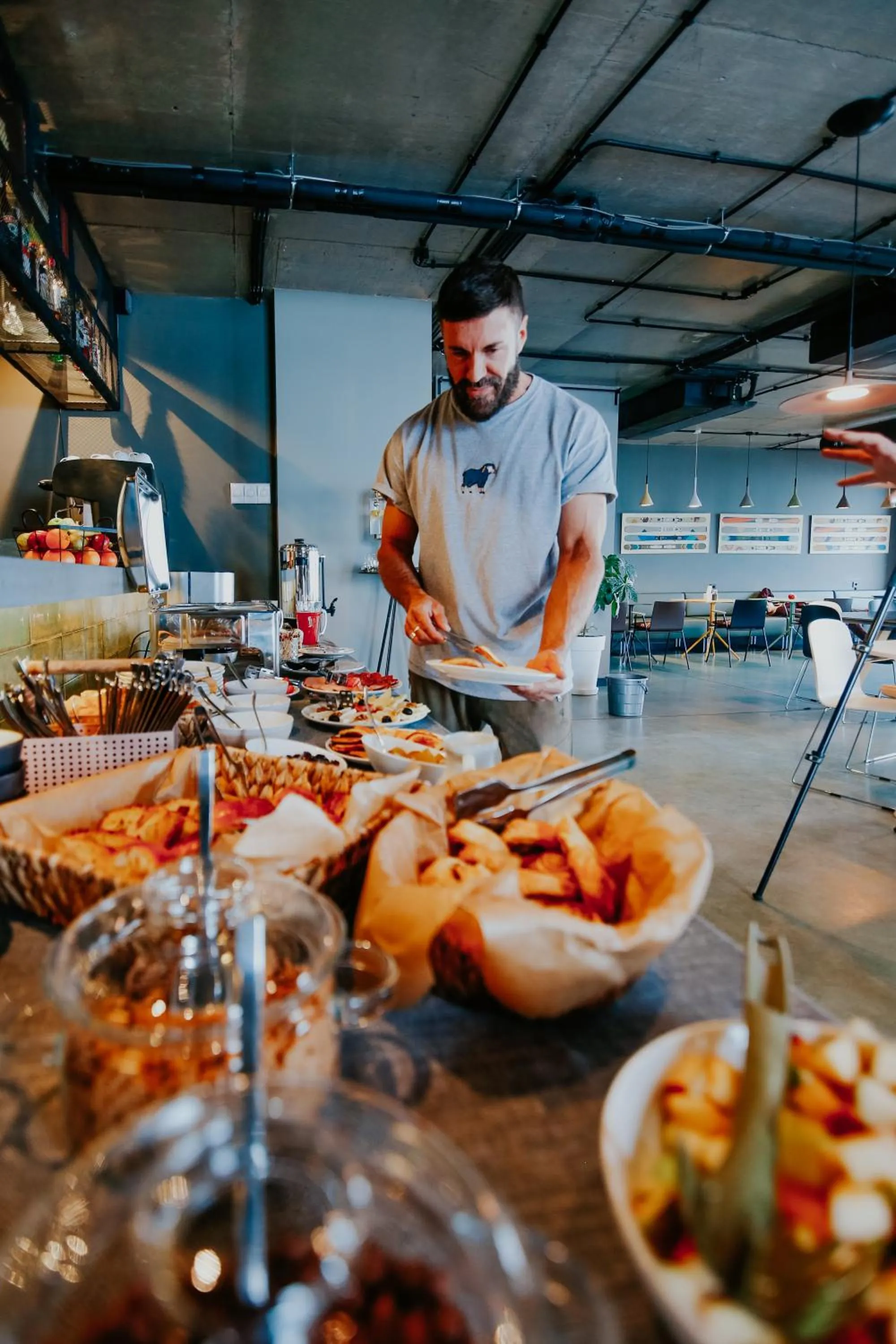Breakfast in Quadrum Hotel