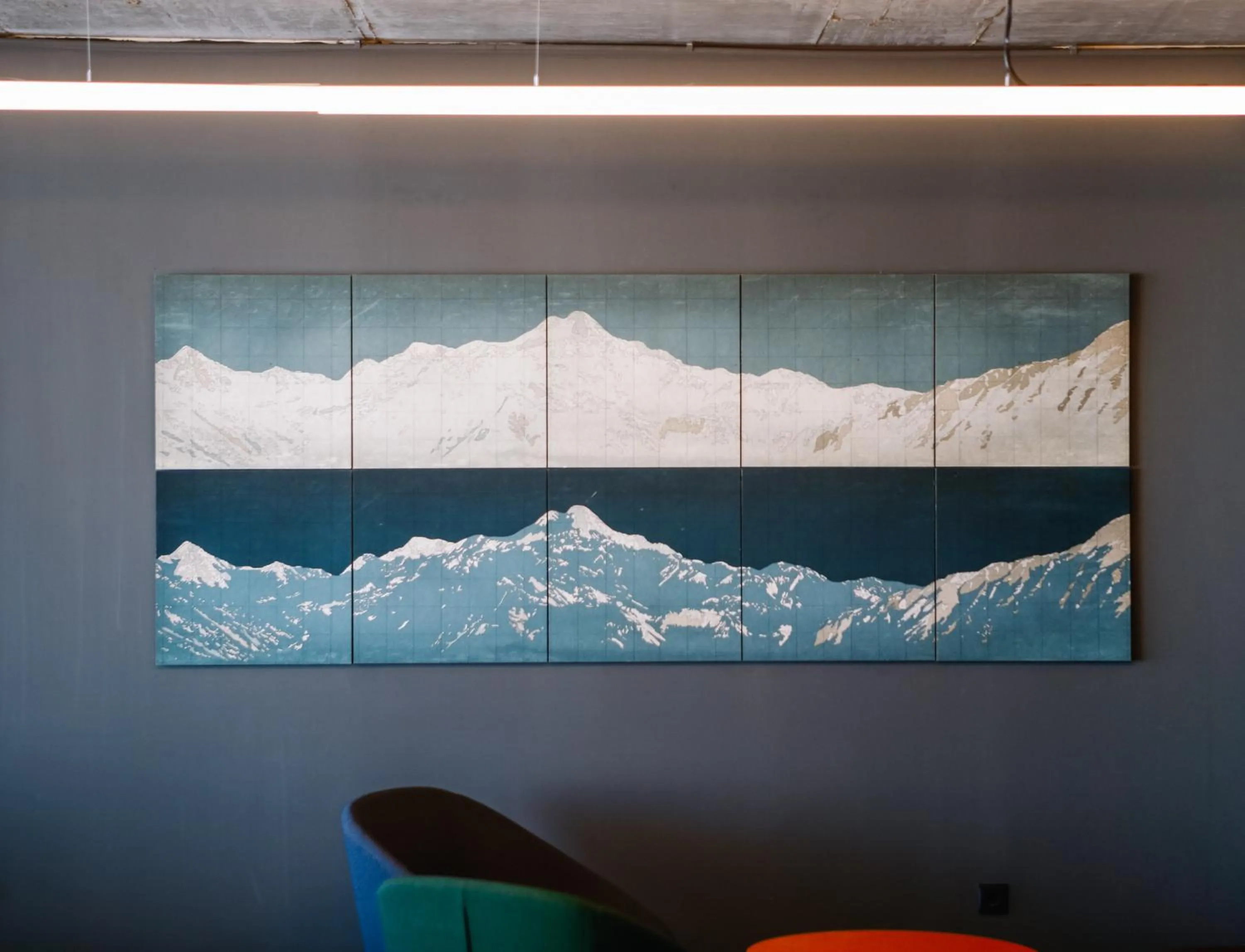 Decorative detail in Quadrum Hotel