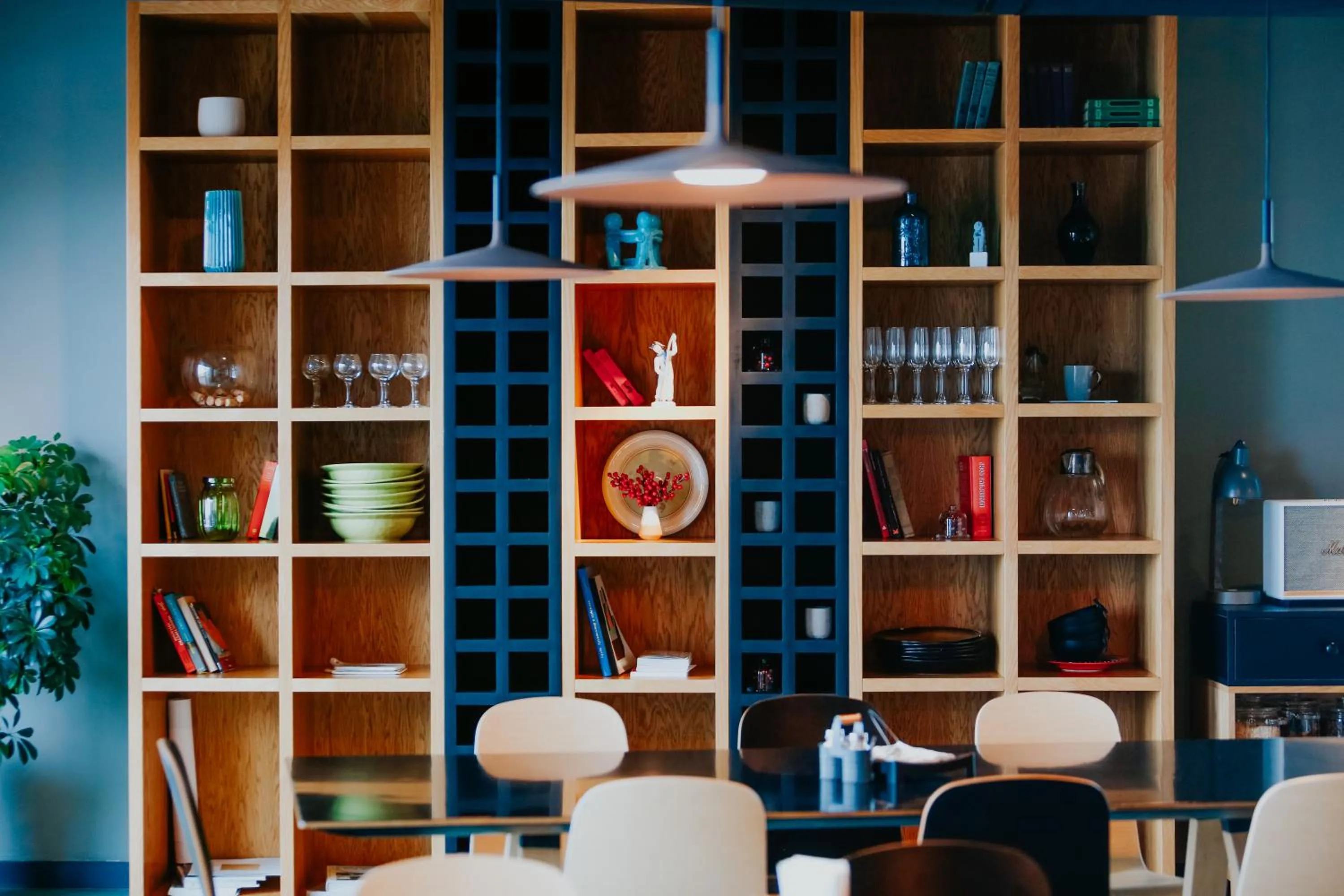 Seating area in Quadrum Hotel