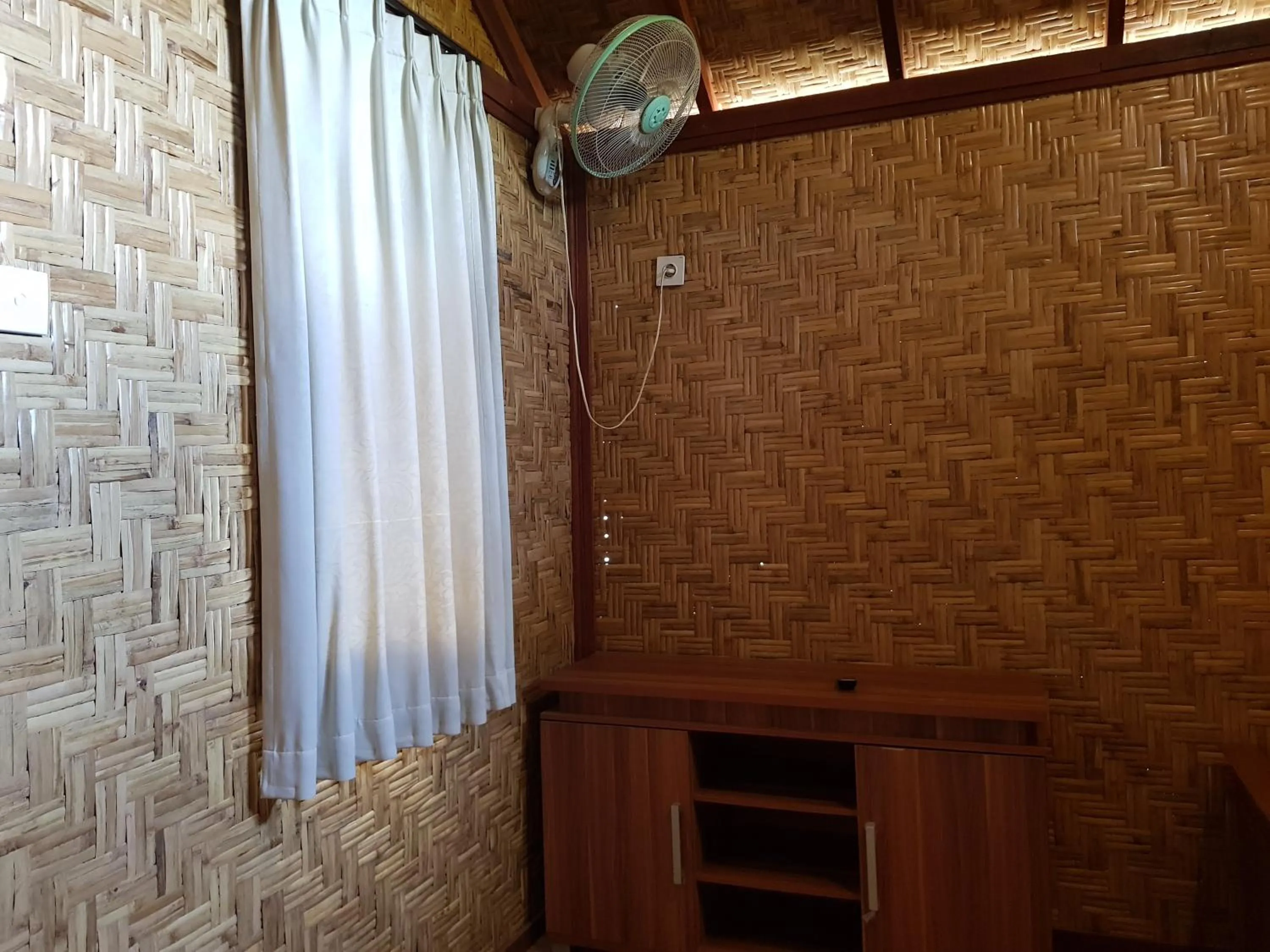 fireplace in Bidara Cottage