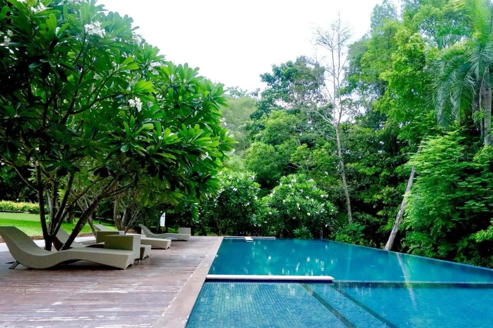Swimming pool in Wanathara Resort