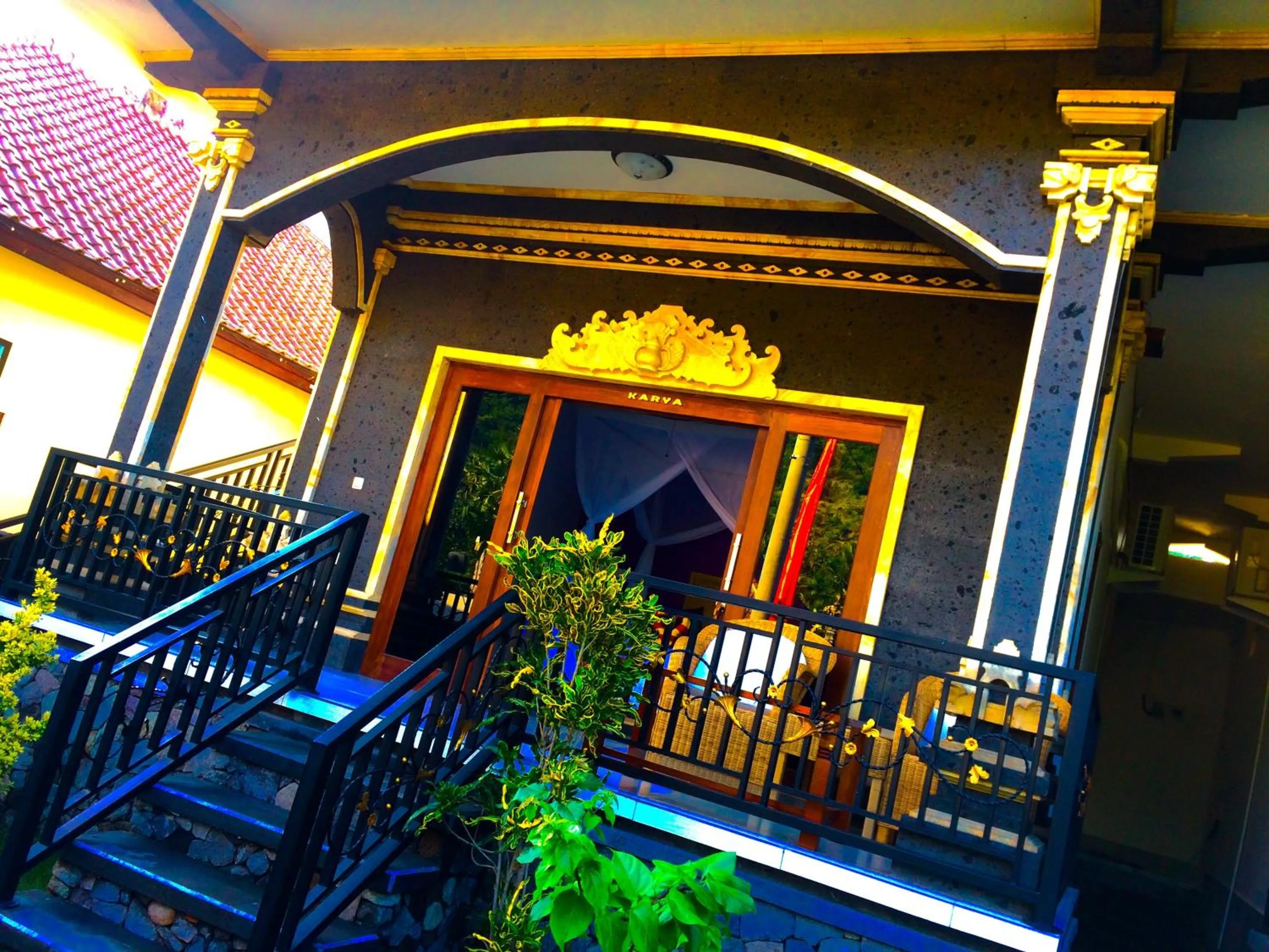 Balcony/Terrace in Amed Romance House