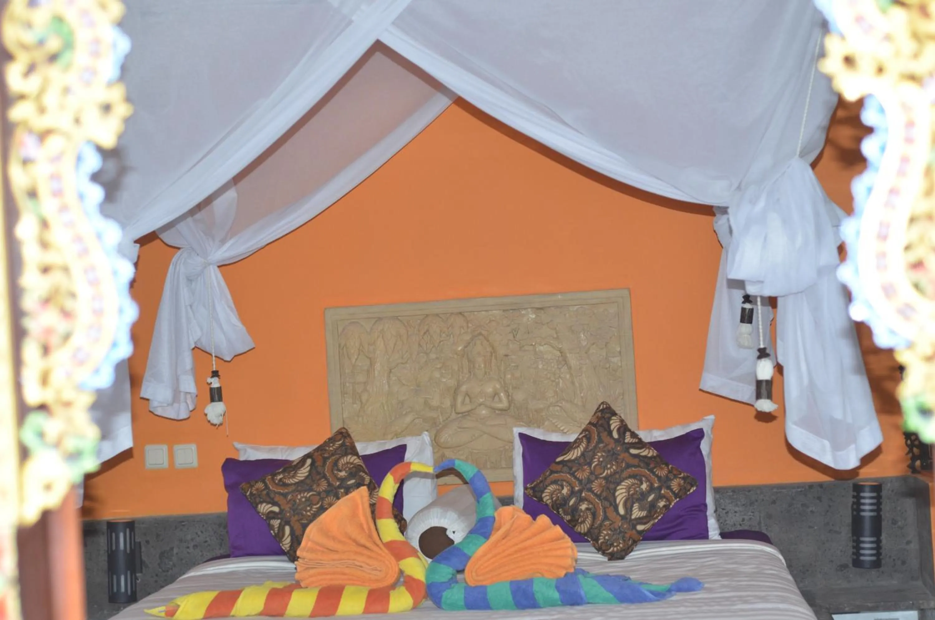Bedroom, Bed in Amed Romance House