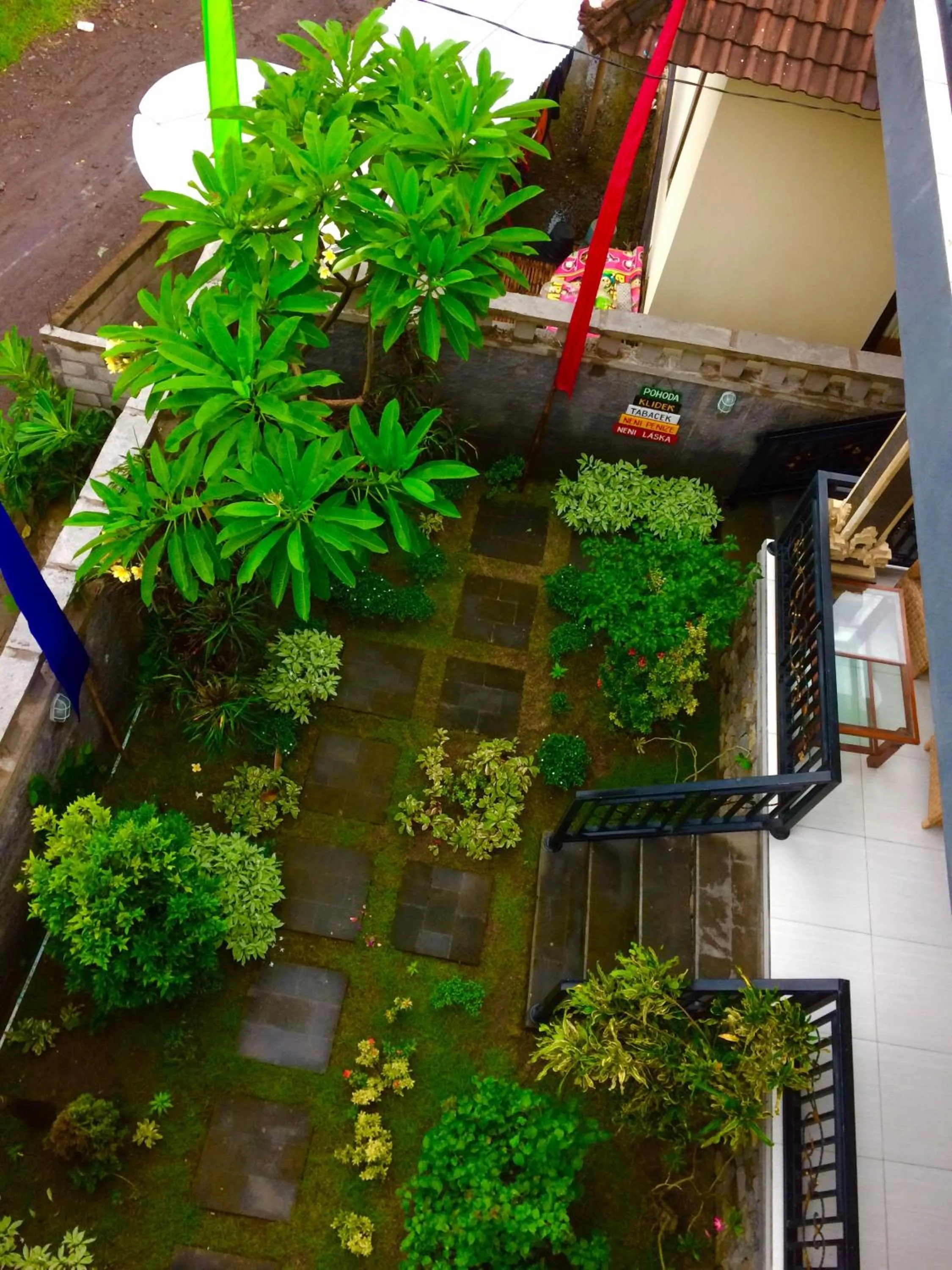 Garden view in Amed Romance House