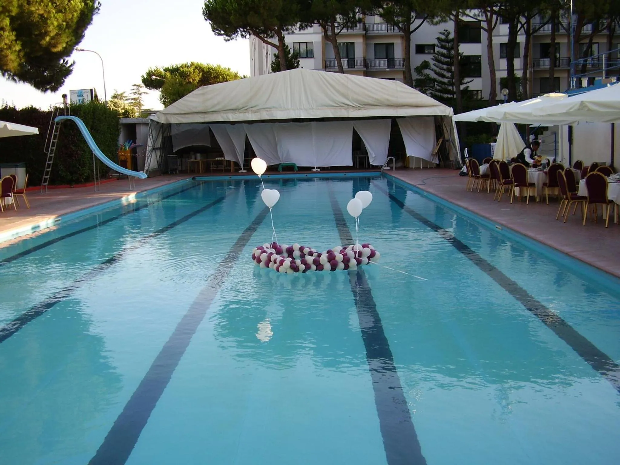 Pool view in Park Hotel