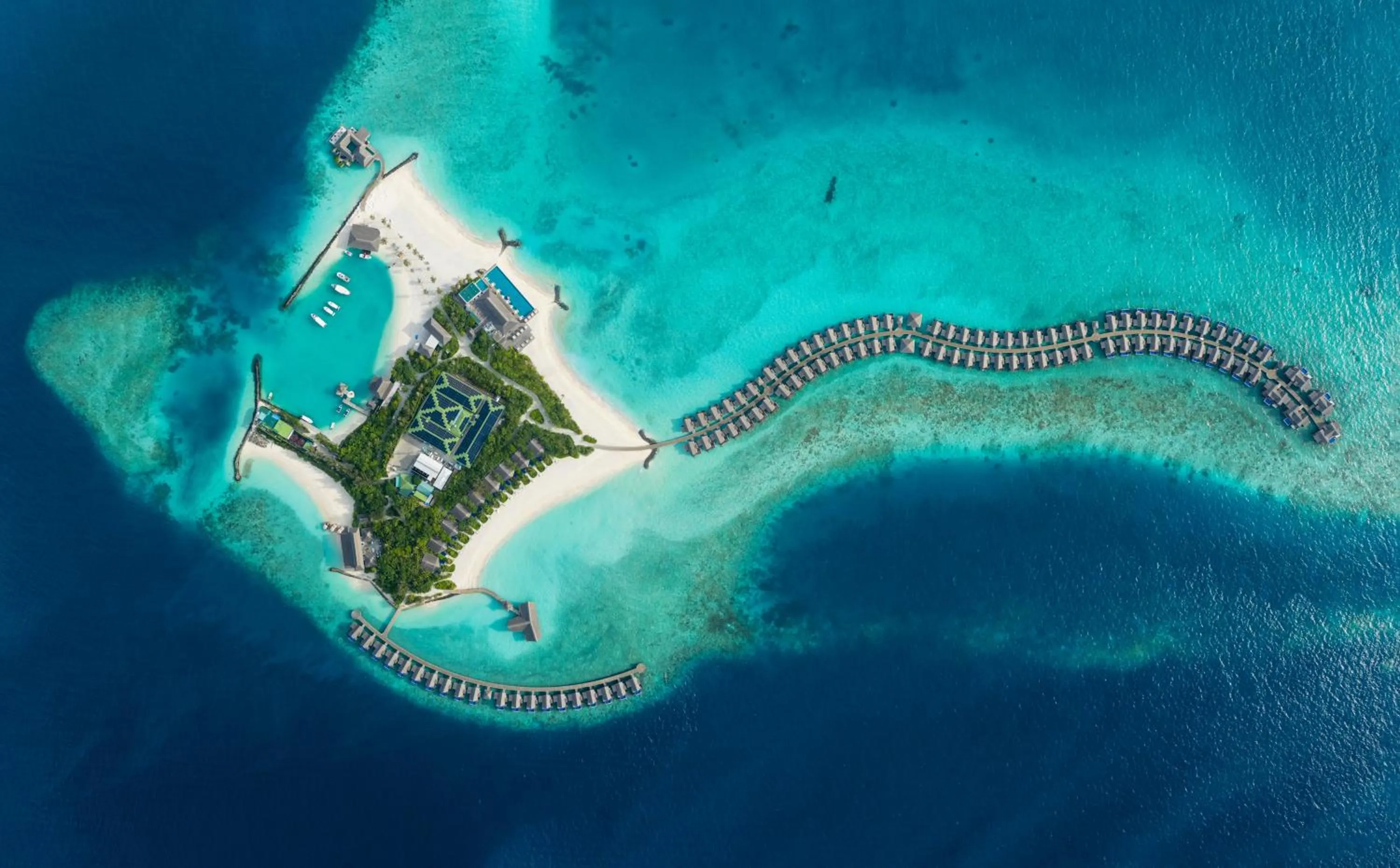 Bird's eye view in Grand Park Kodhipparu Maldives