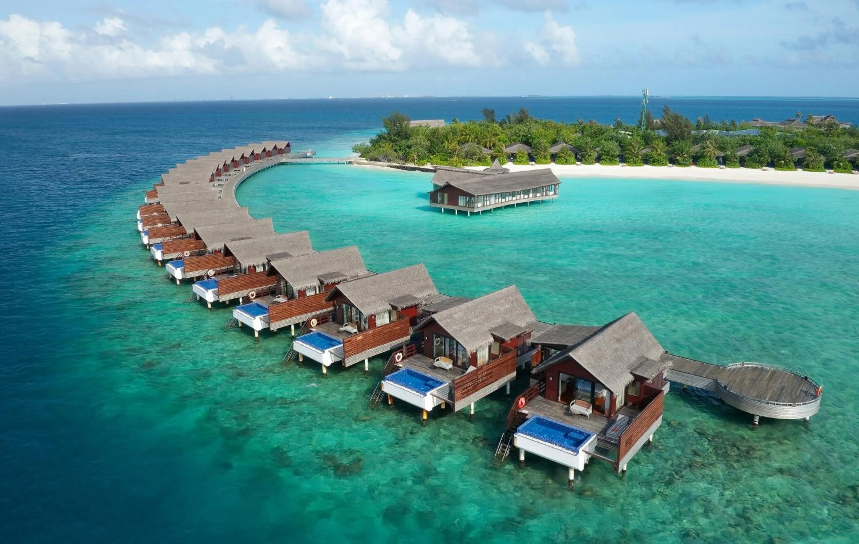 Bird's eye view in Grand Park Kodhipparu Maldives