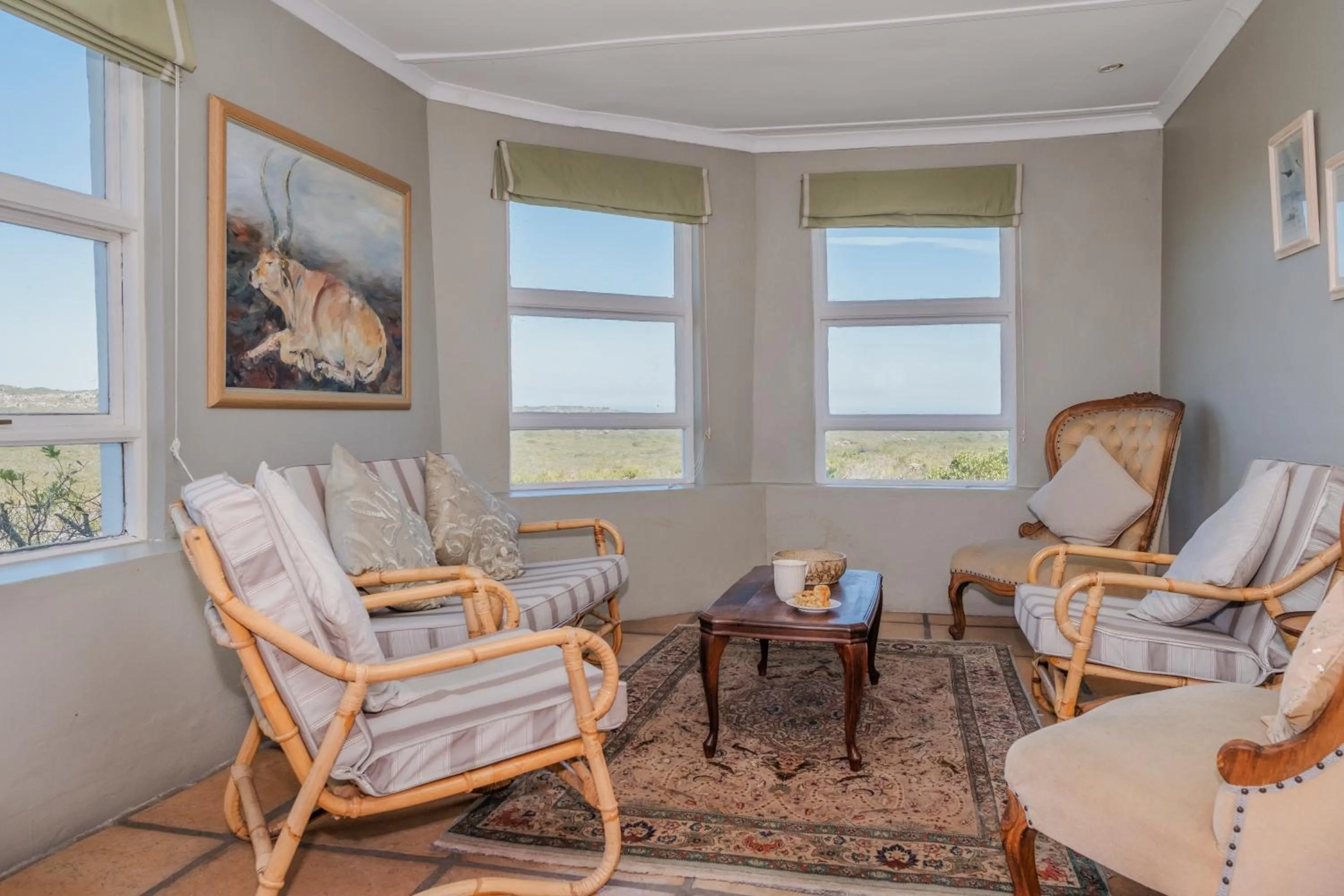 Seating area in Fairhill Nature Reserve and Guest House