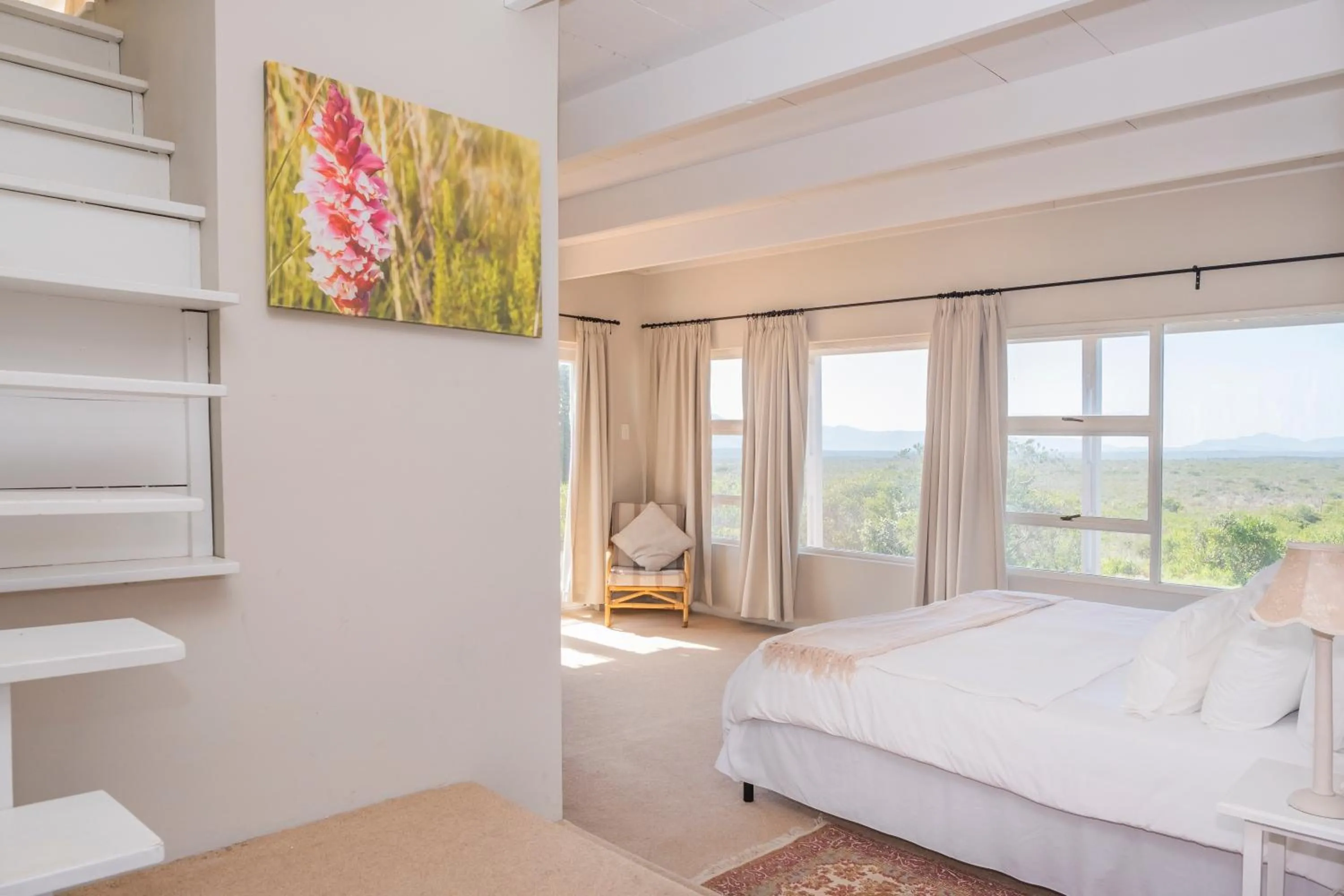 Bed in Fairhill Nature Reserve and Guest House