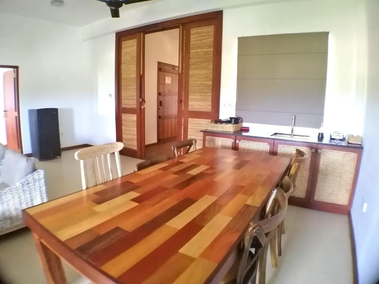 Dining area in Iddamal Apartments