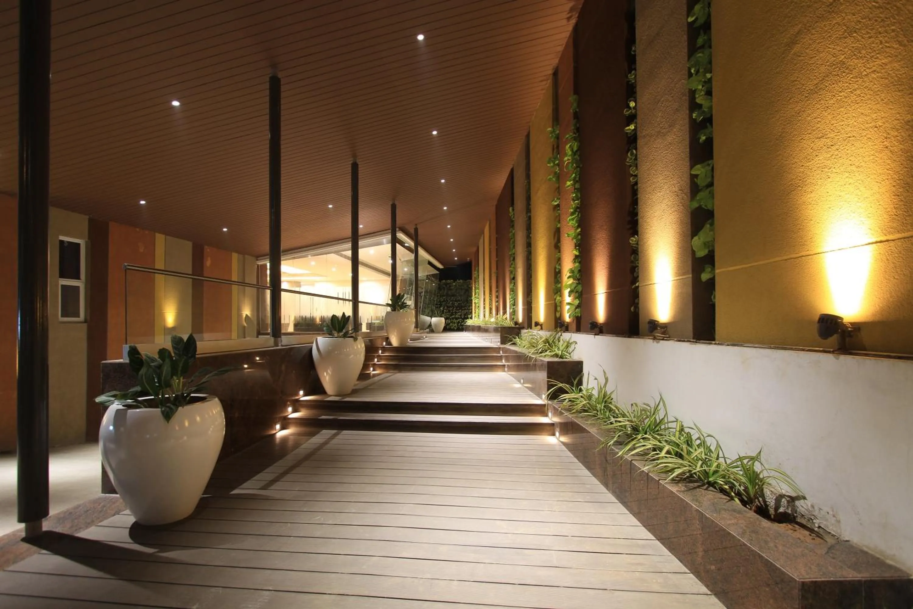 Facade/entrance in Icon Business Hotel by Bhagini