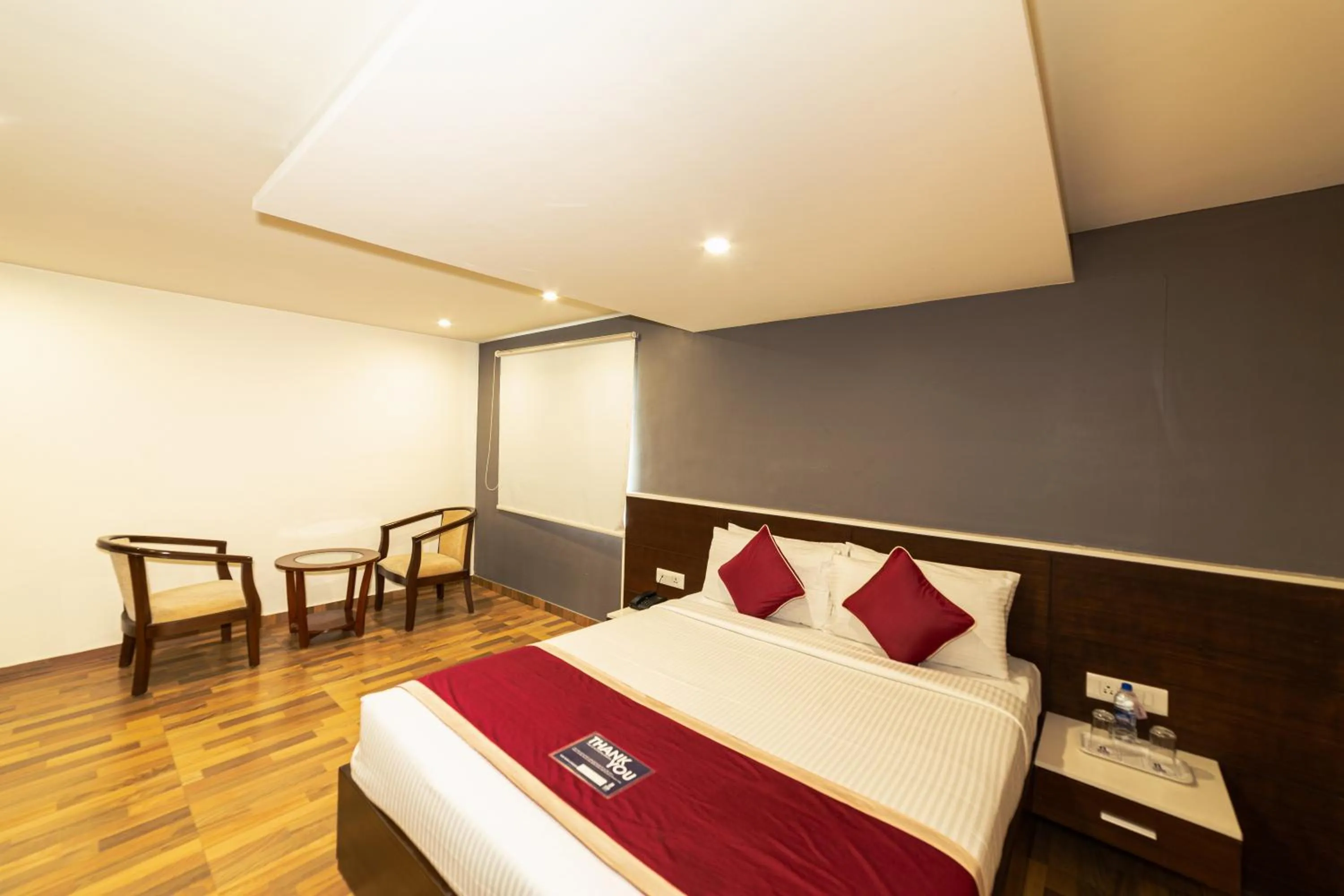 Bedroom, Bed in Icon Business Hotel by Bhagini