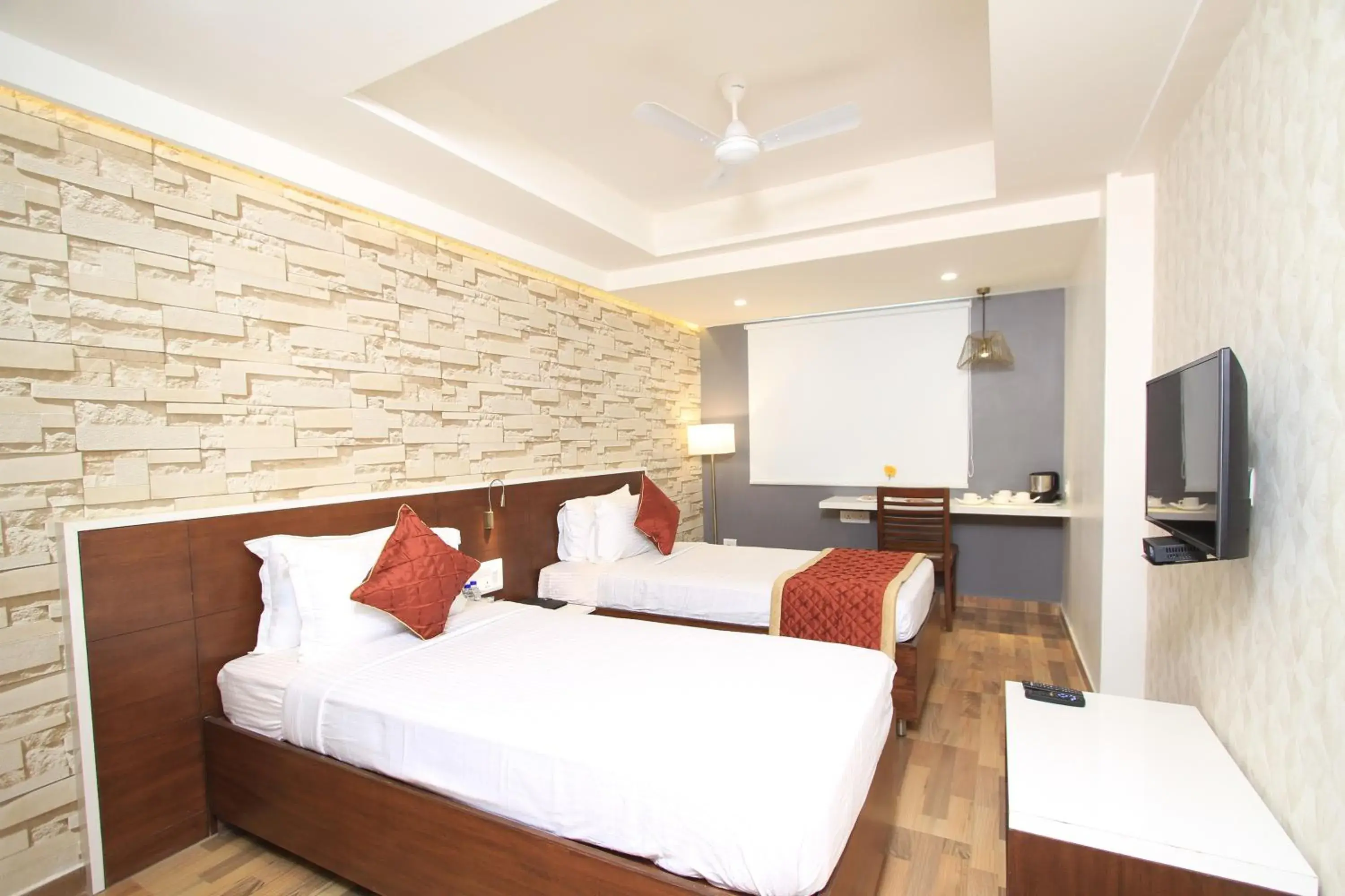 Bedroom, Bed in Icon Business Hotel by Bhagini Bedroom, Bed in Icon Business Hotel by Bhagini
