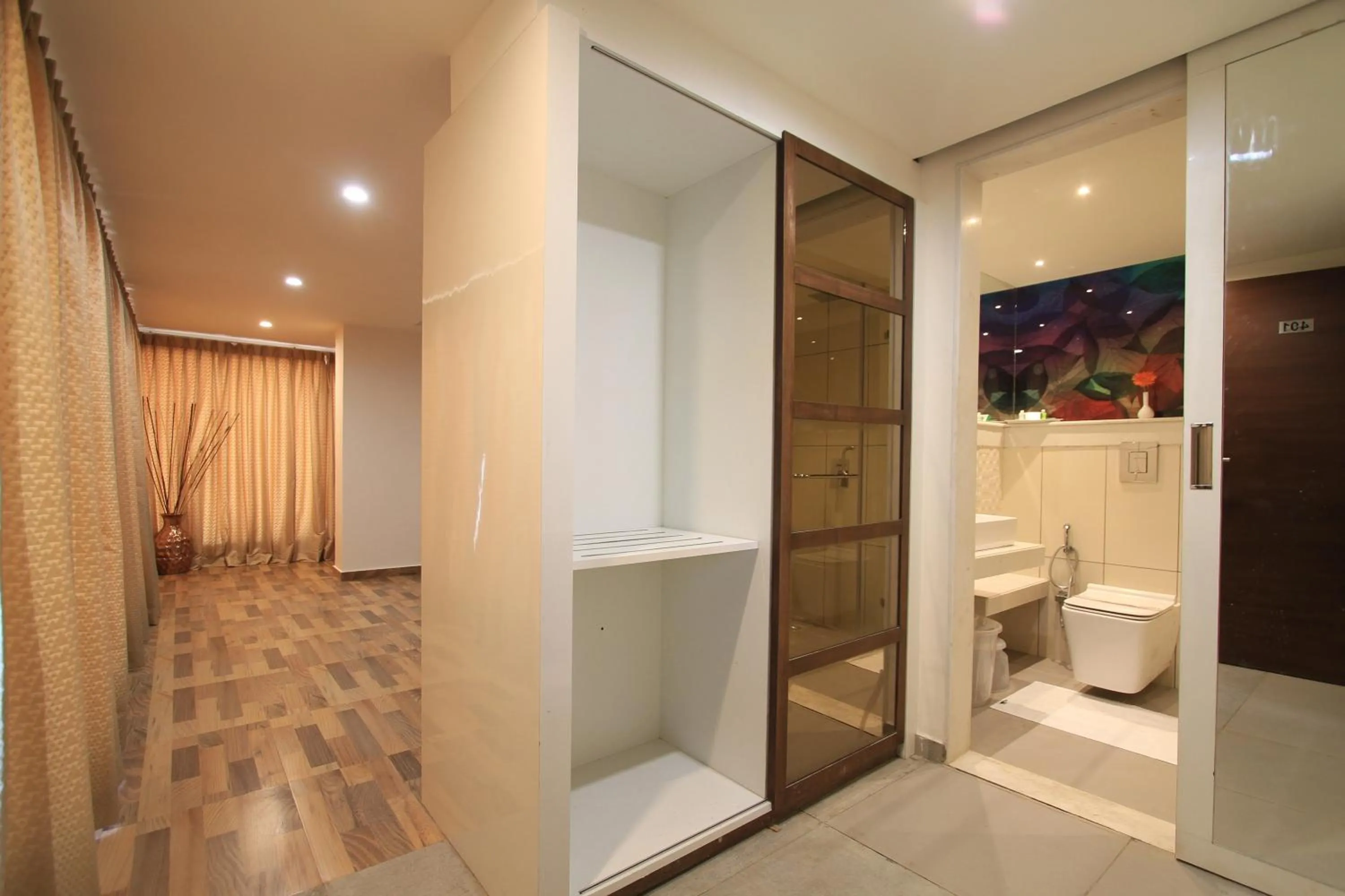 Bathroom in Icon Business Hotel by Bhagini