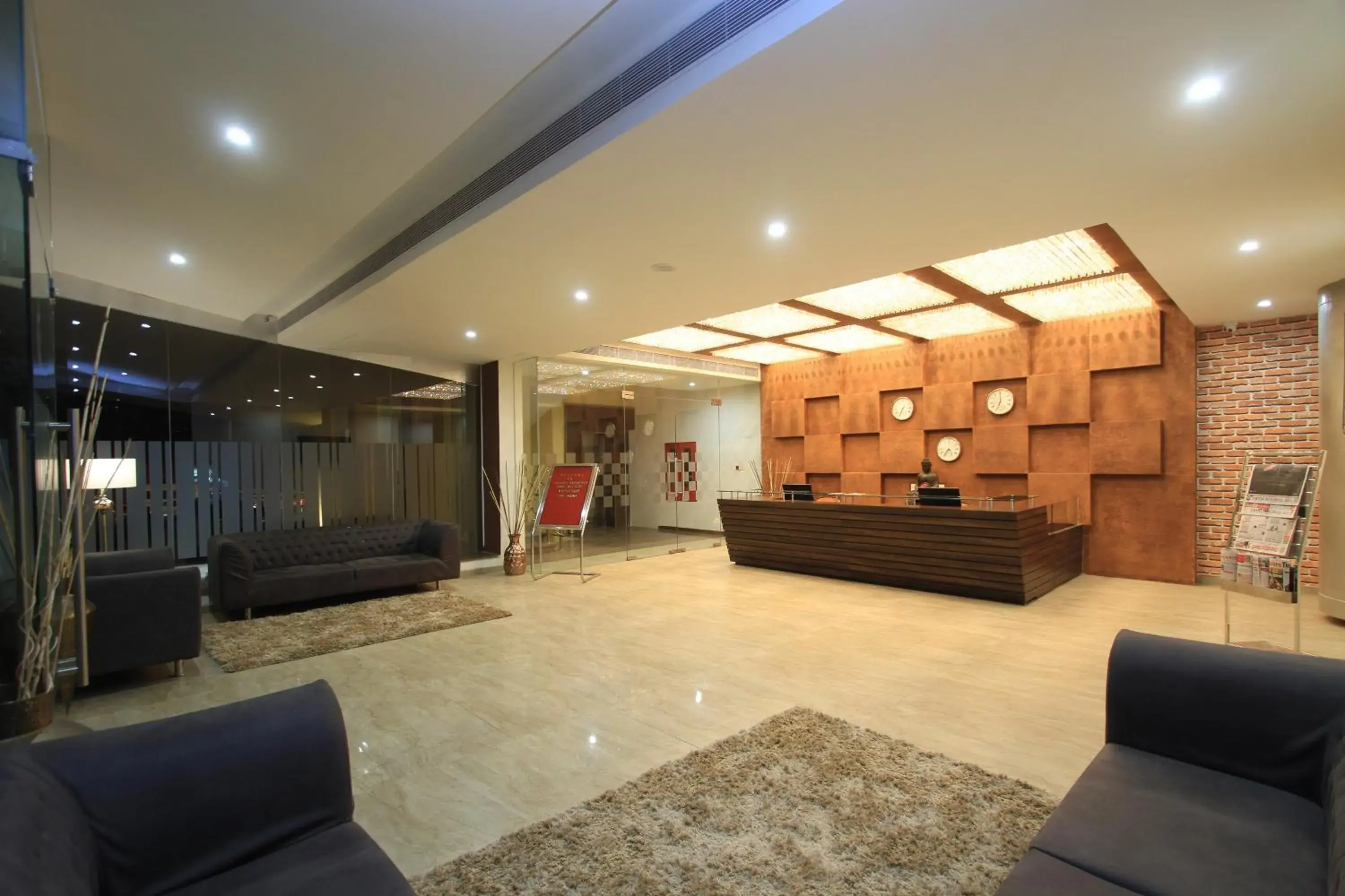 Lobby or reception in Icon Business Hotel by Bhagini Lobby or reception in Icon Business Hotel by Bhagini