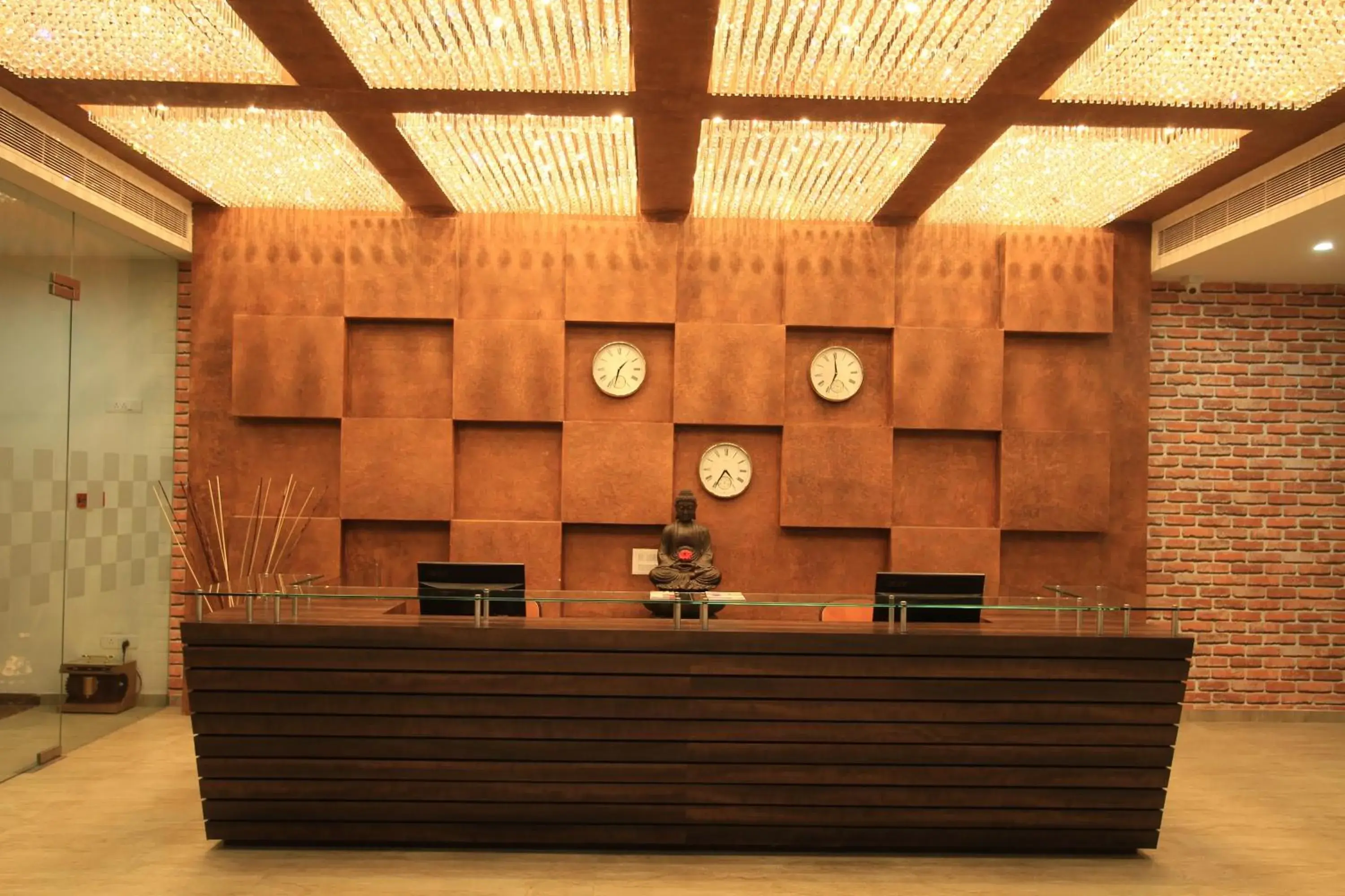 Lobby or reception in Icon Business Hotel by Bhagini Lobby or reception in Icon Business Hotel by Bhagini