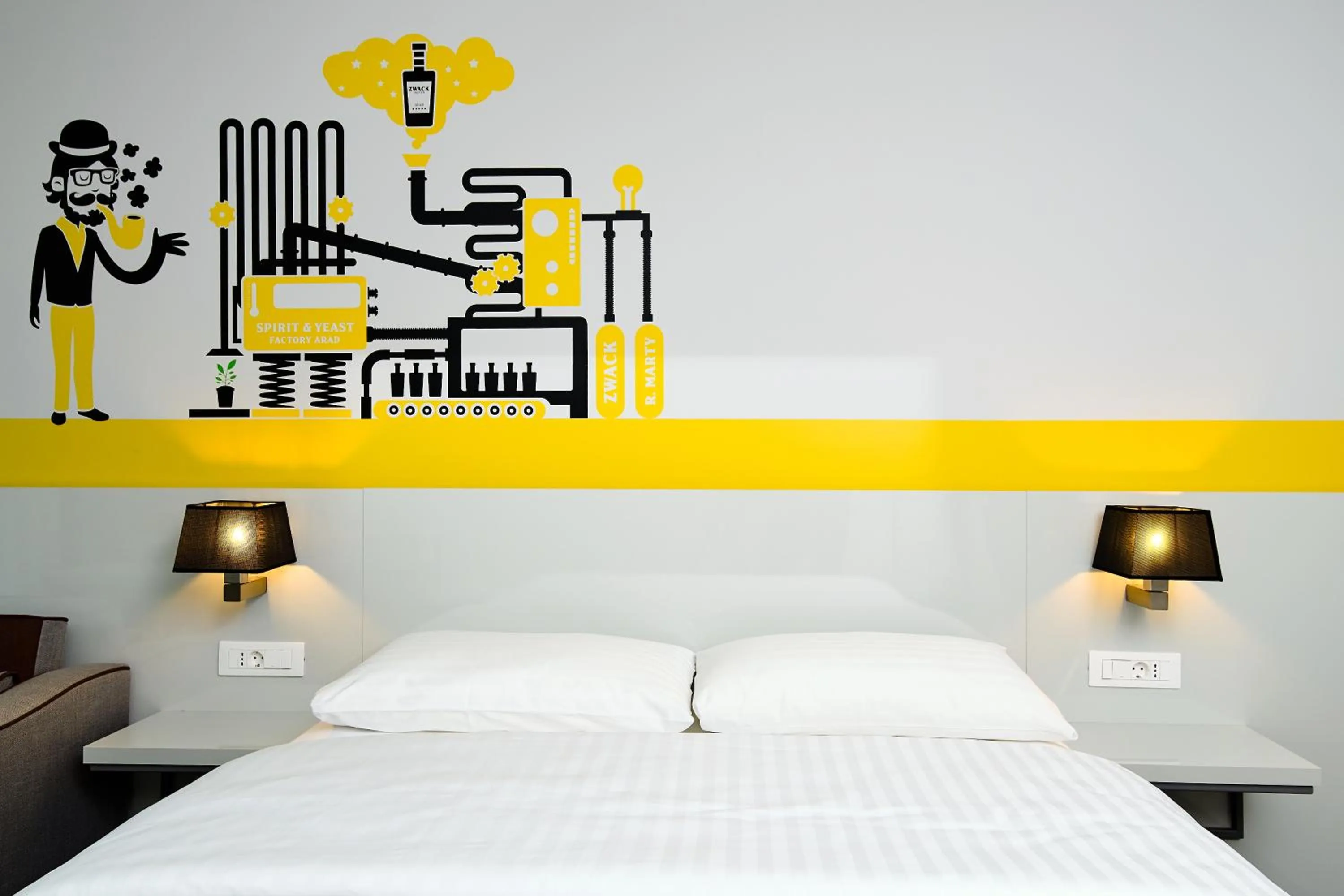 Bed in ibis Styles Arad