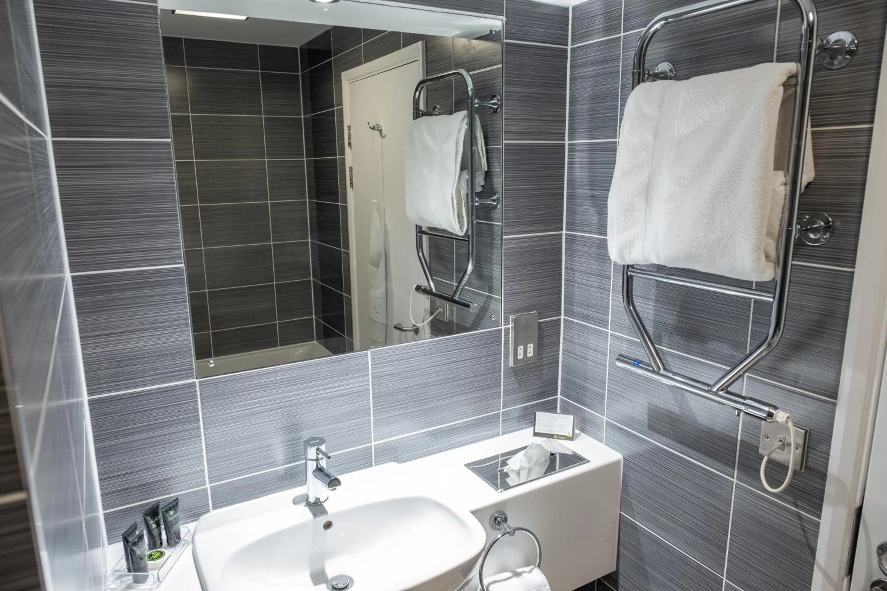Bathroom in Burleigh Court Hotel and Leisure