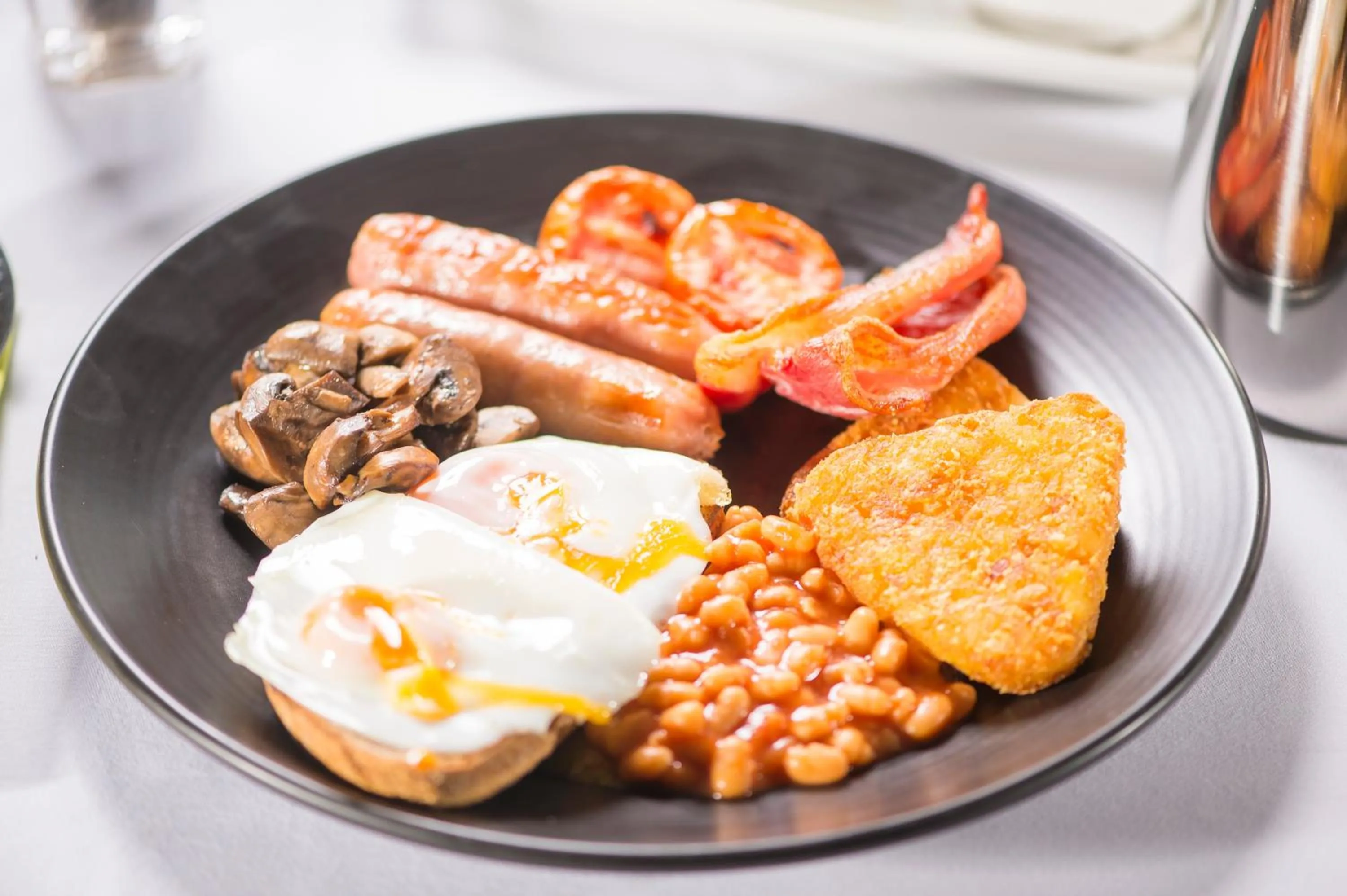 English/Irish breakfast in Burleigh Court Hotel and Leisure