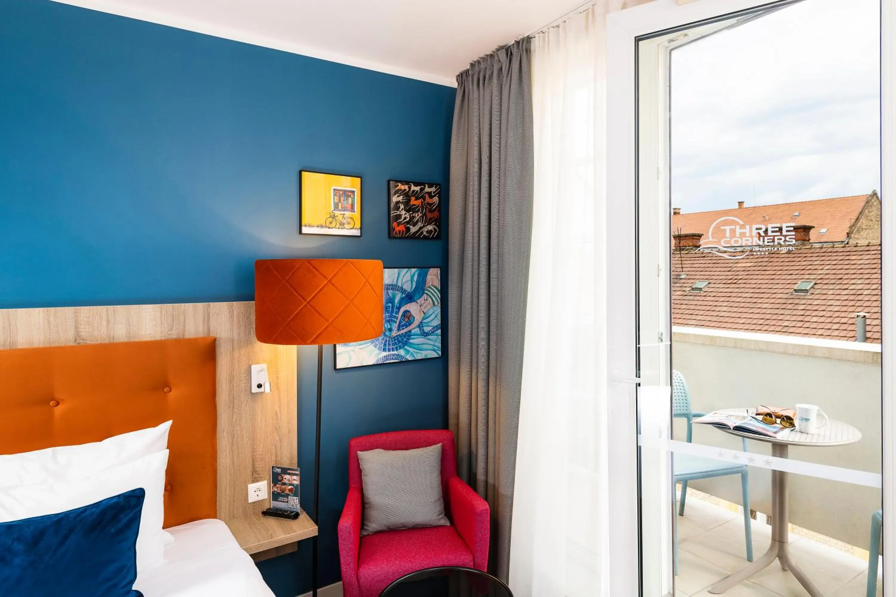 Premium Double Room with Balcony - single occupancy in Three Corners Lifestyle Hotel Premium Double Room with Balcony - single occupancy in Three Corners Lifestyle Hotel