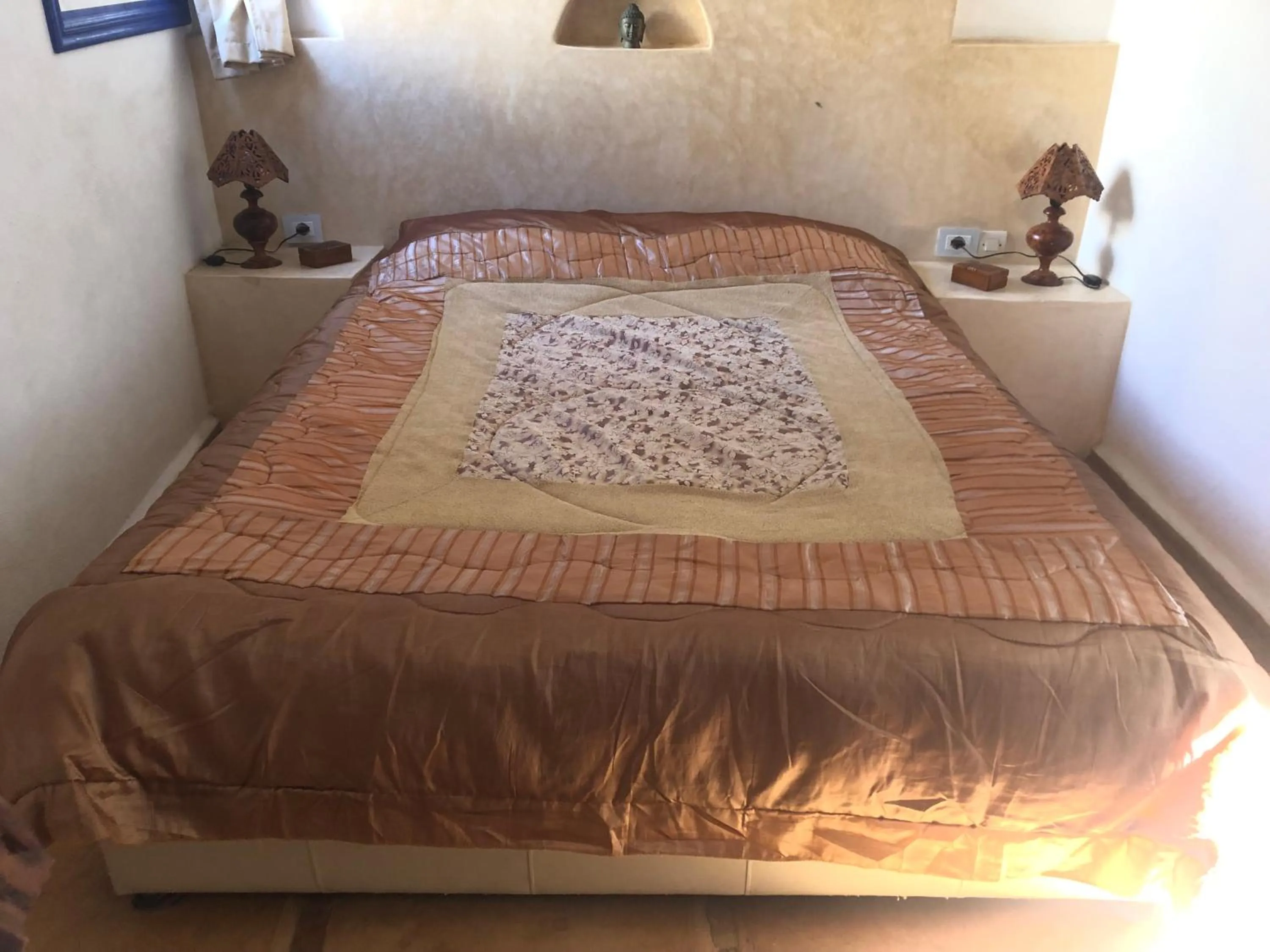Bed in Riad Gloria
