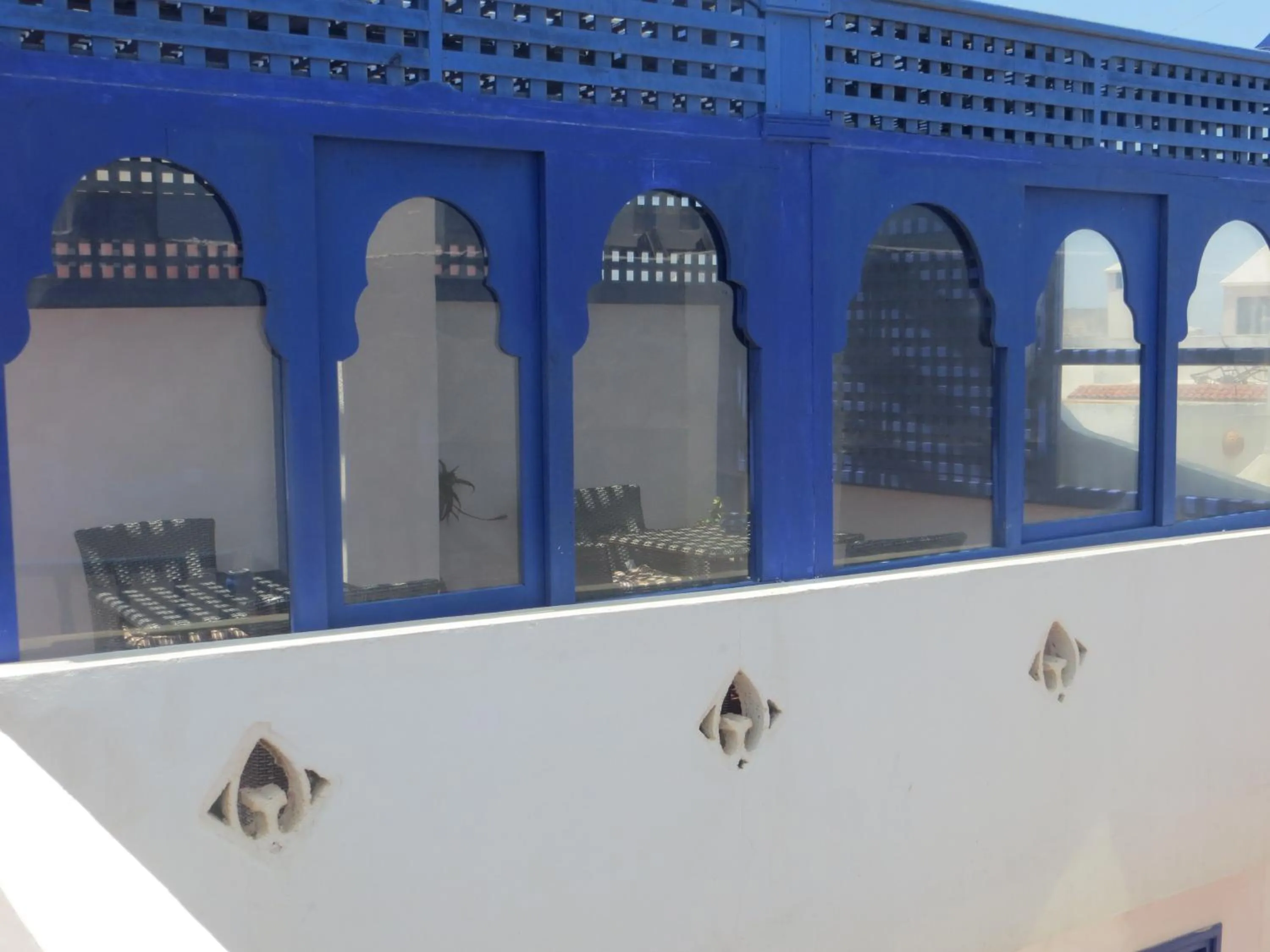 Bird's eye view in Riad Gloria