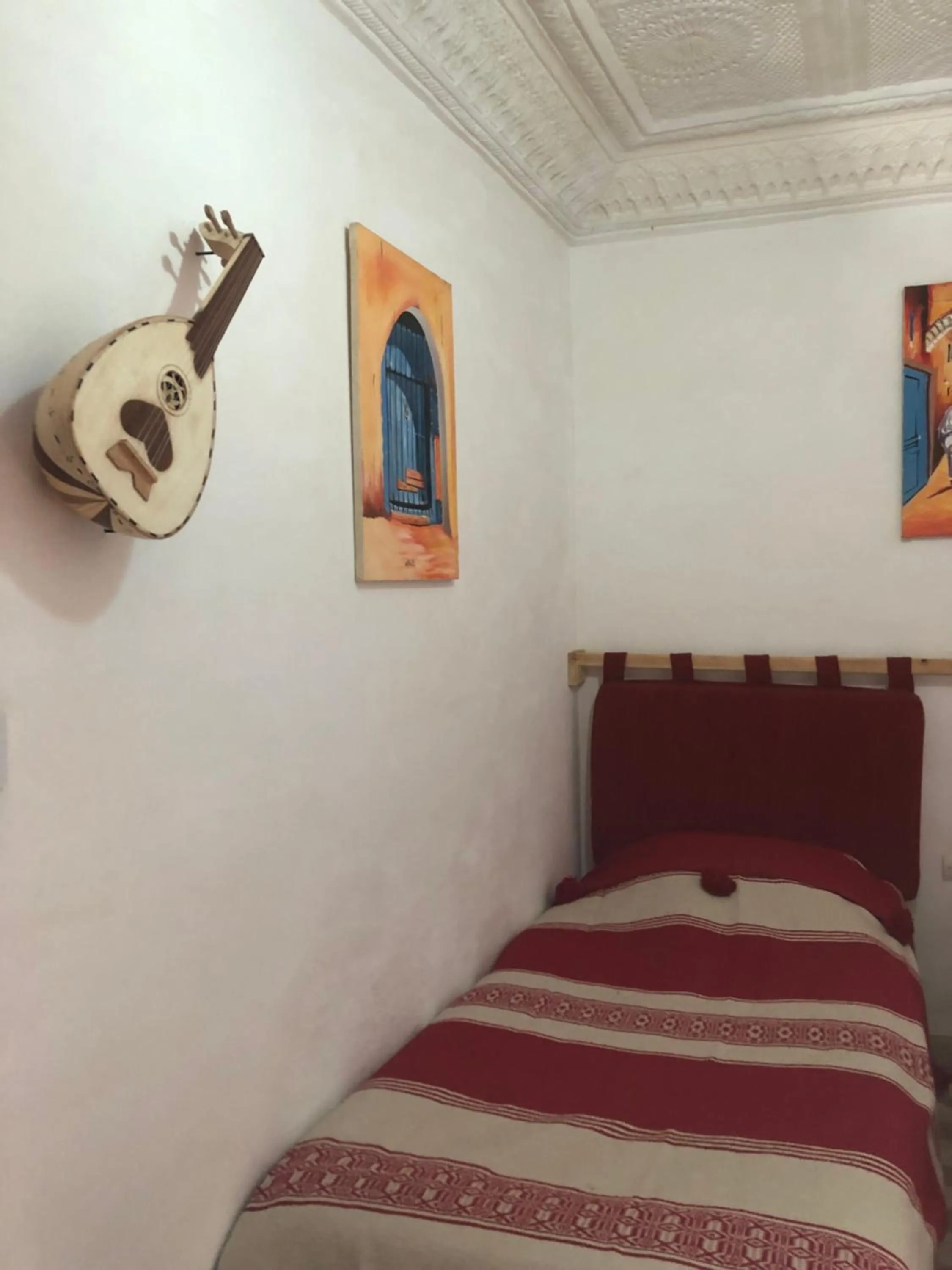 Bed in Riad Gloria
