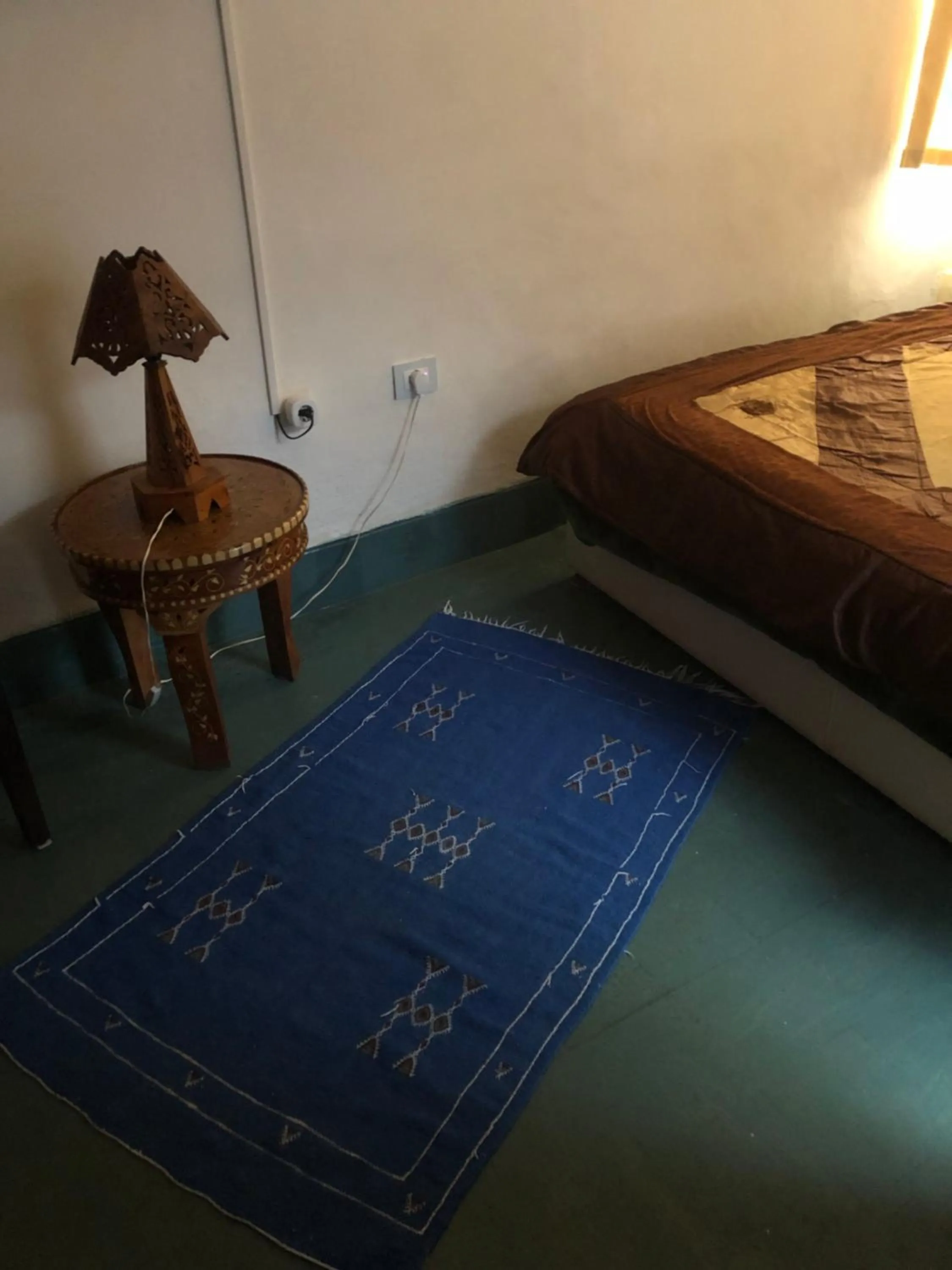 Decorative detail, Bed in Riad Gloria