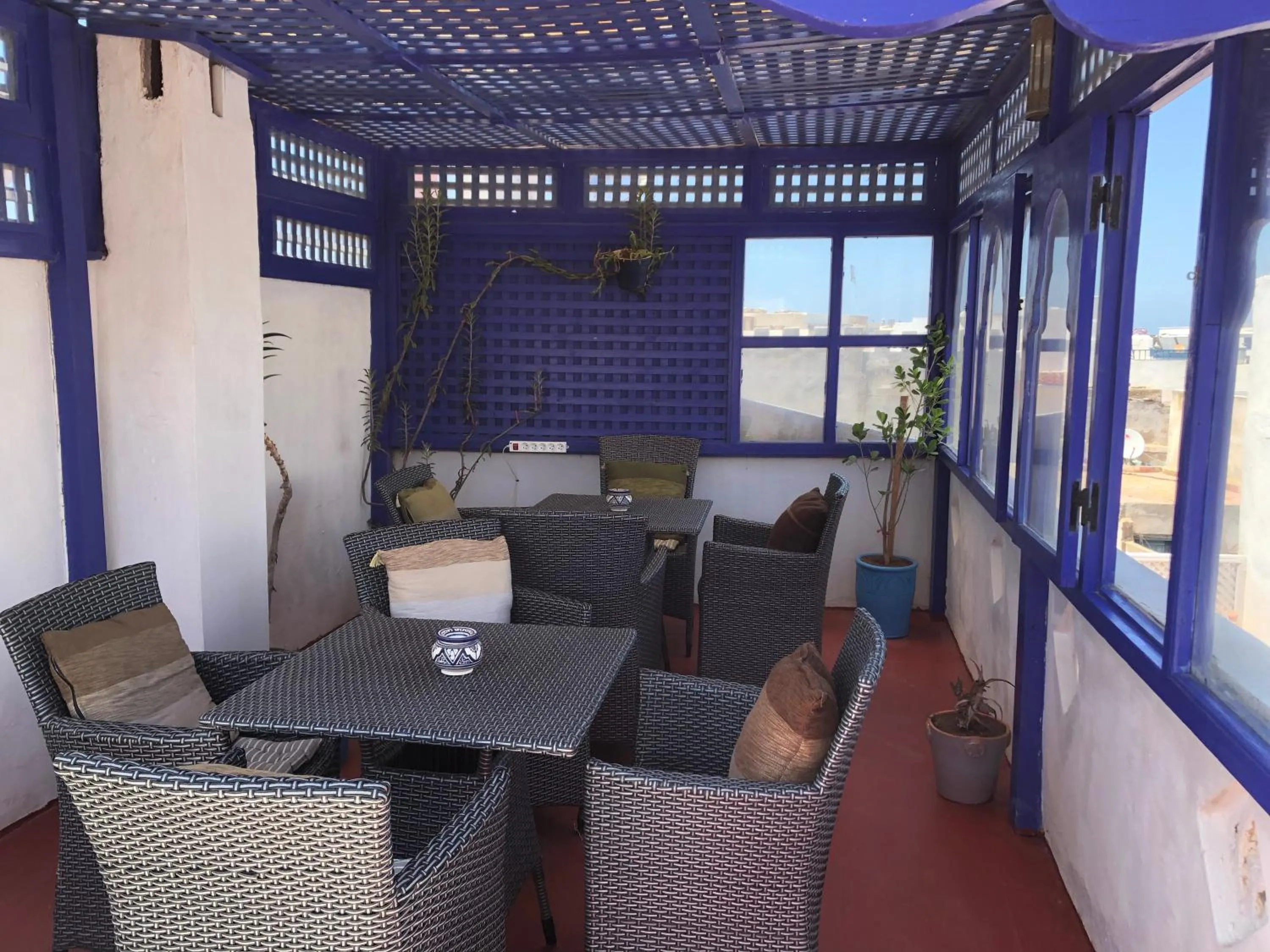 Balcony/Terrace in Riad Gloria