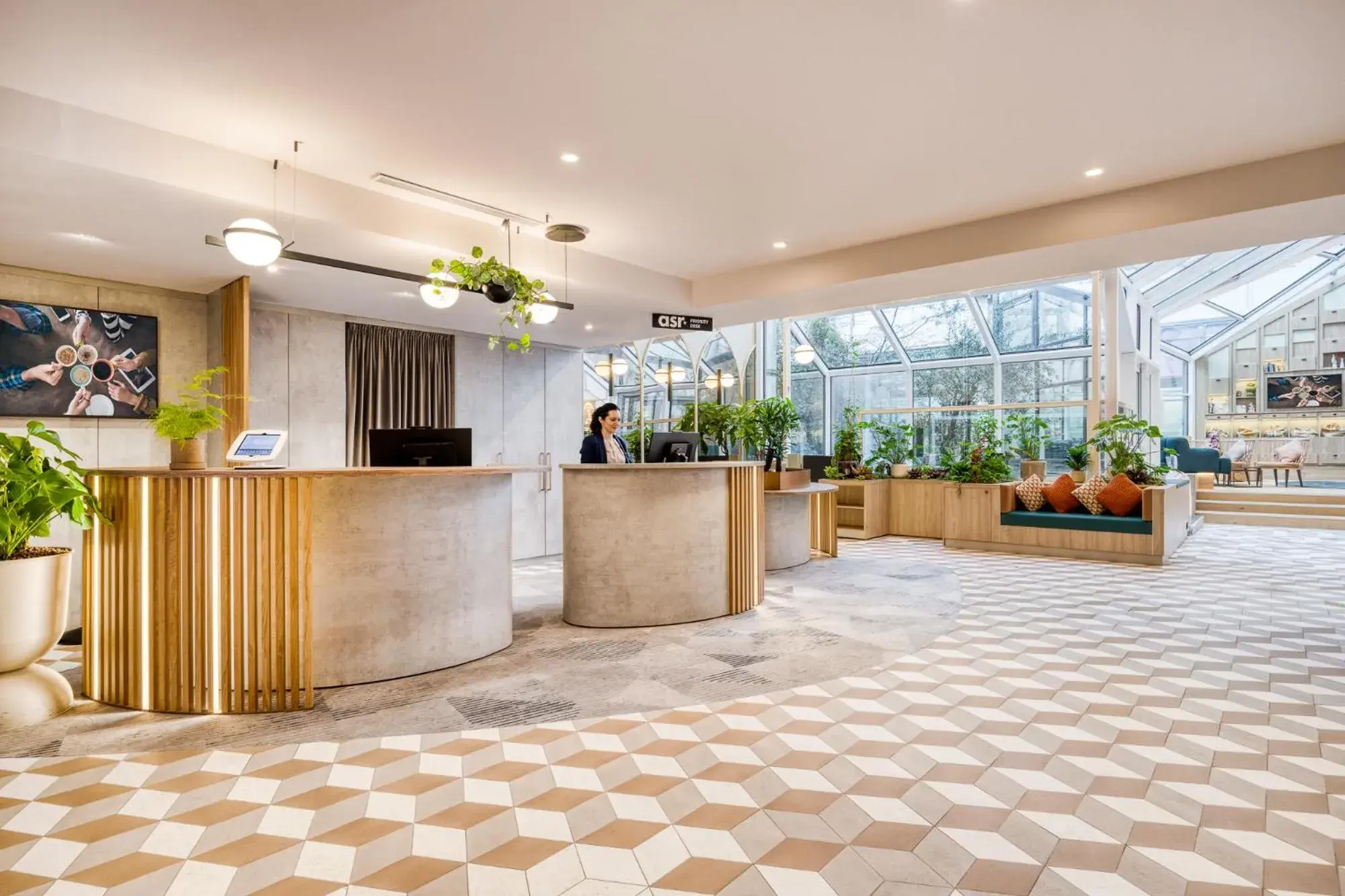 Lobby or reception in Citadines Les Halles Paris Lobby or reception in Citadines Les Halles Paris