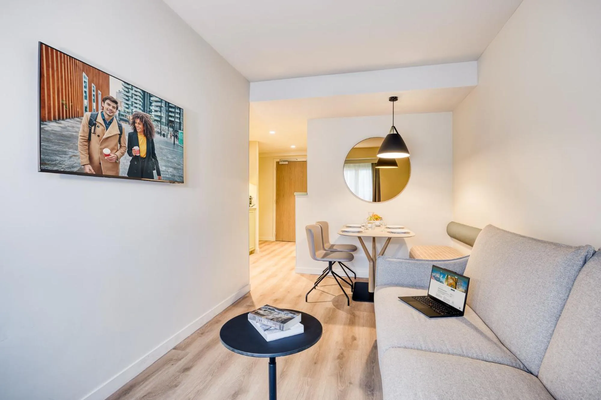 Living room in Citadines Les Halles Paris