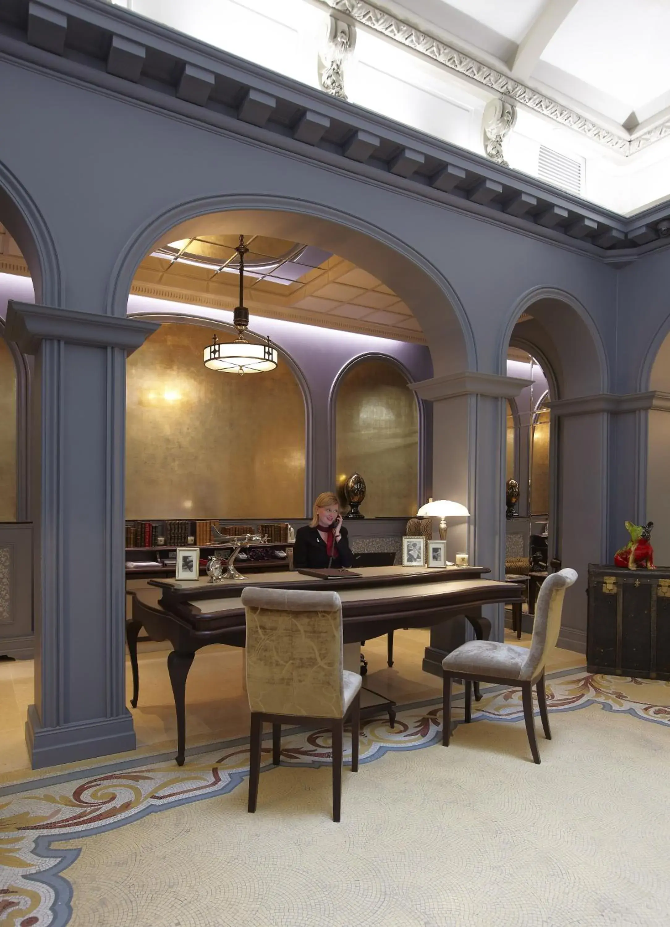 Lobby or reception in La Clef Louvre Paris by The Crest Collection Lobby or reception in La Clef Louvre Paris by The Crest Collection