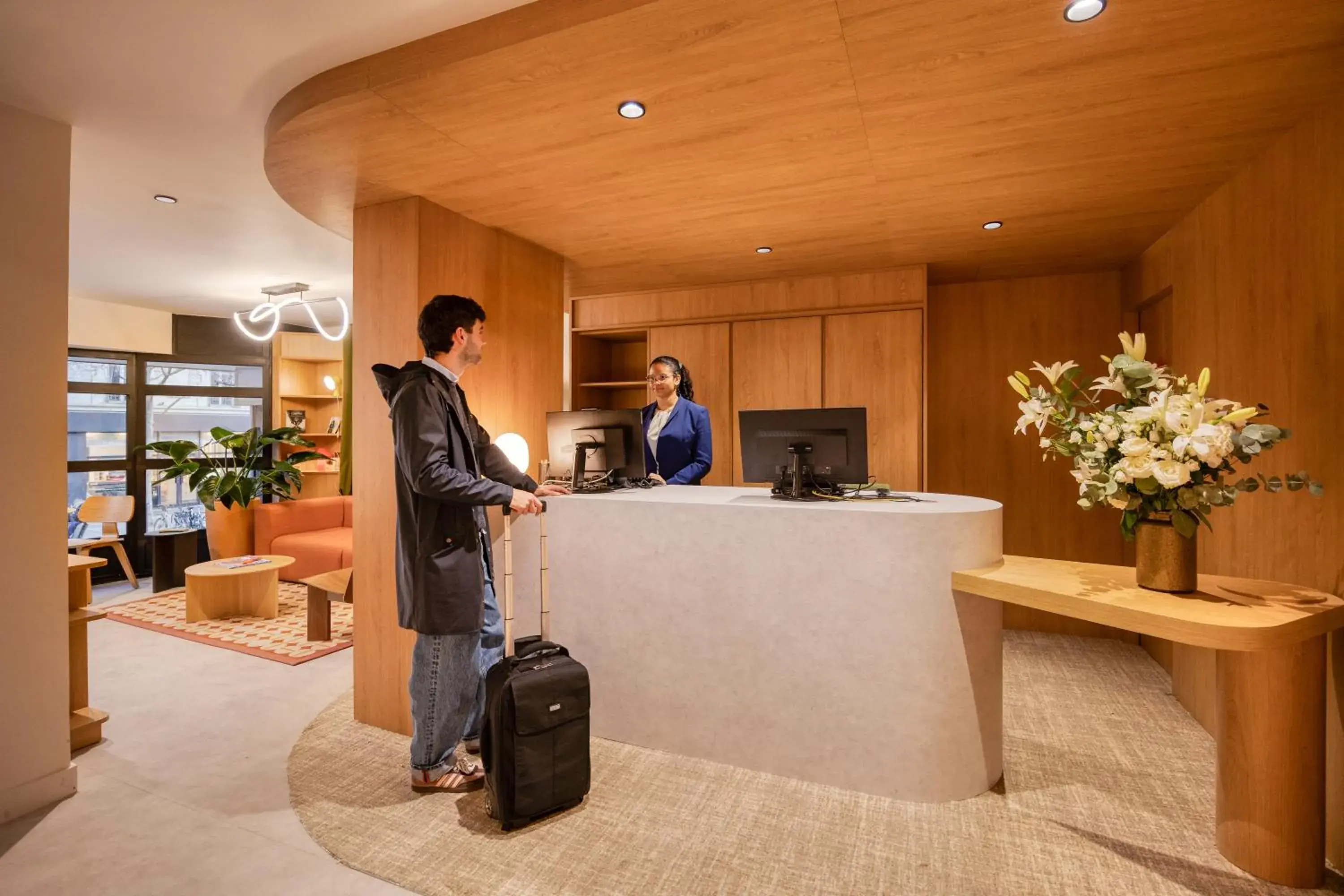 Lobby or reception in Citadines République Paris Lobby or reception in Citadines République Paris