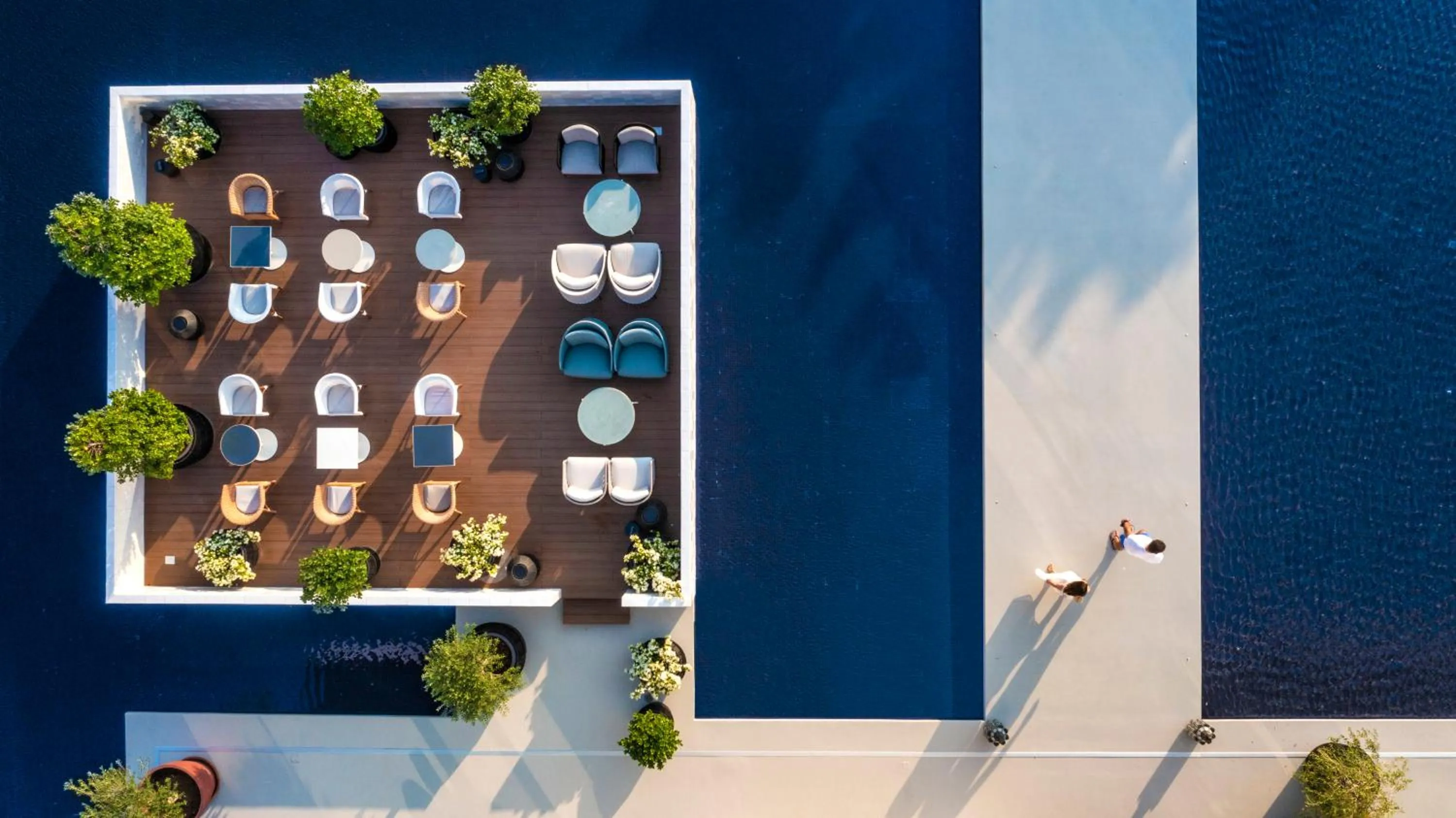 Bird's eye view in Al Zorah Beach Resort