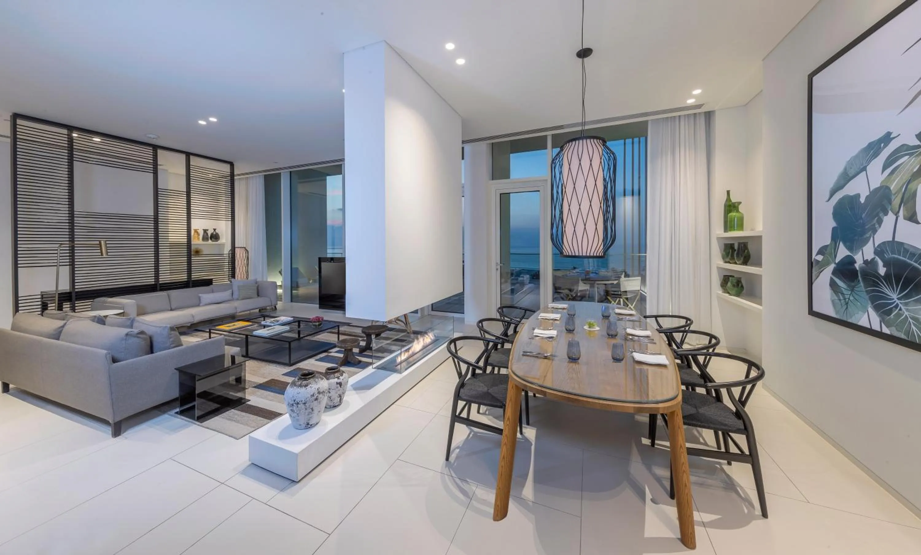 Living room in Al Zorah Beach Resort