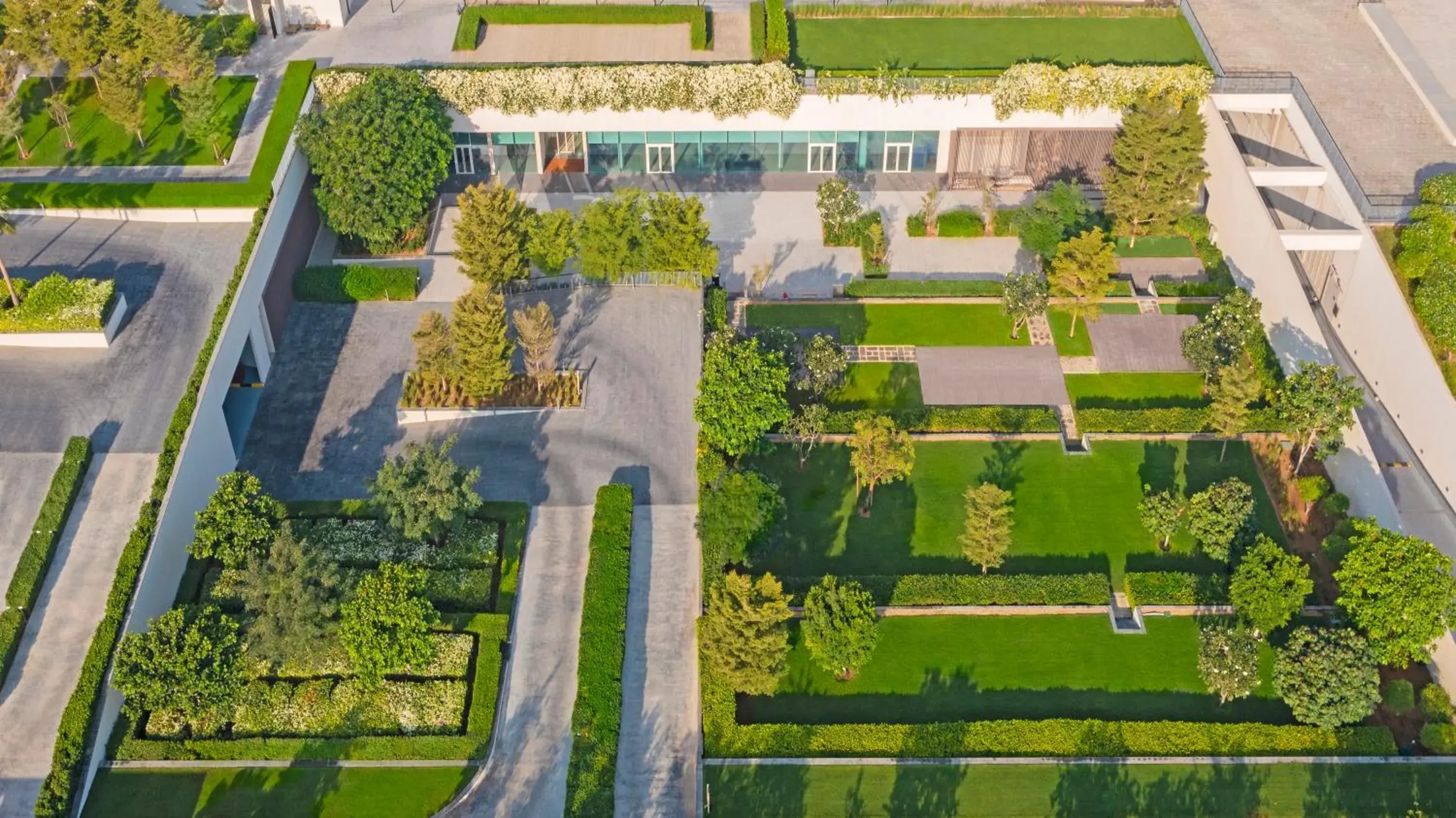 Inner courtyard view in Al Zorah Beach Resort Inner courtyard view in Al Zorah Beach Resort