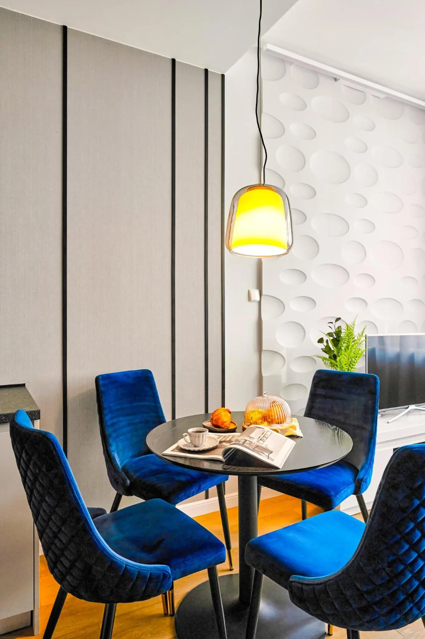 Dining area in Wielopole17 Max Apartment with AC