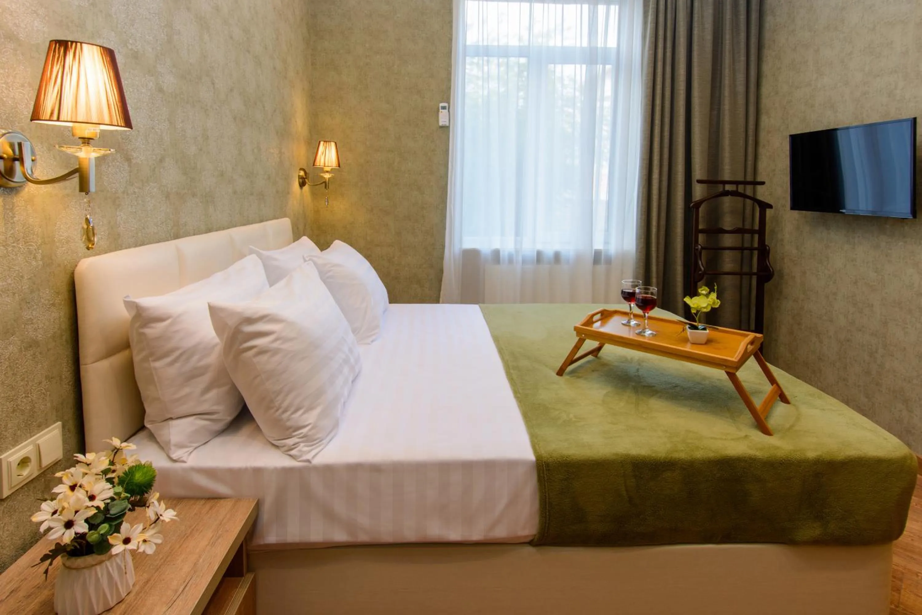 Photo of the whole room, Bed in Dat Exx Apartments on Marjanishvili